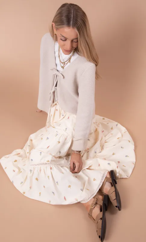 Charlotte Maxi Skirt sold by Shop Stevie