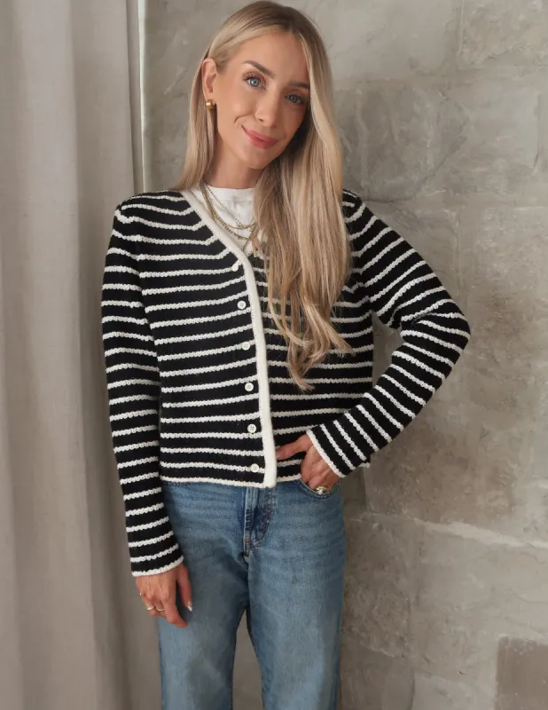 Eleanor Striped Cardigan sold by Shop Stevie
