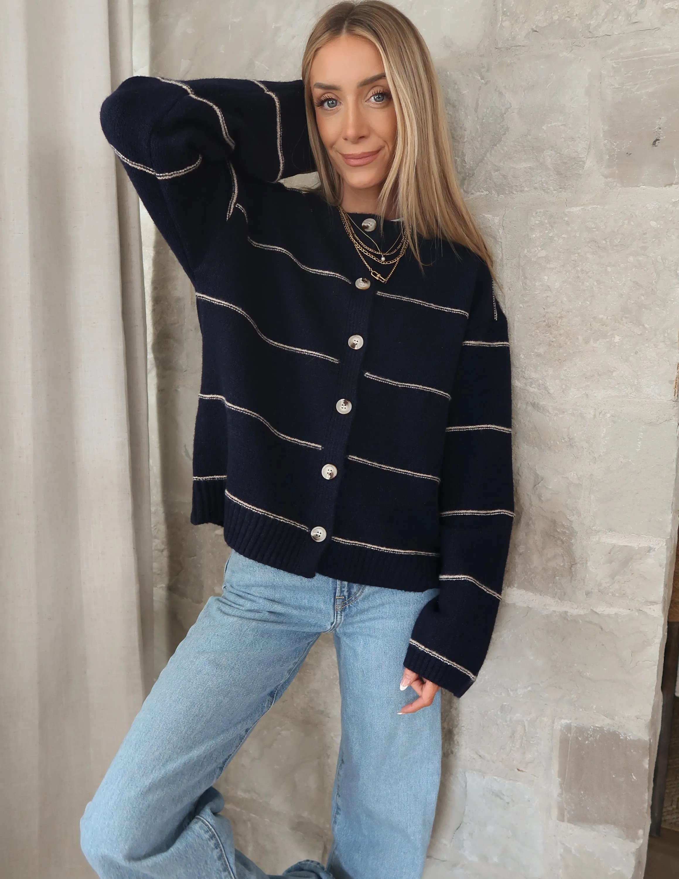 Danny Striped Cardigan sold by Shop Stevie product image thumbnail 2