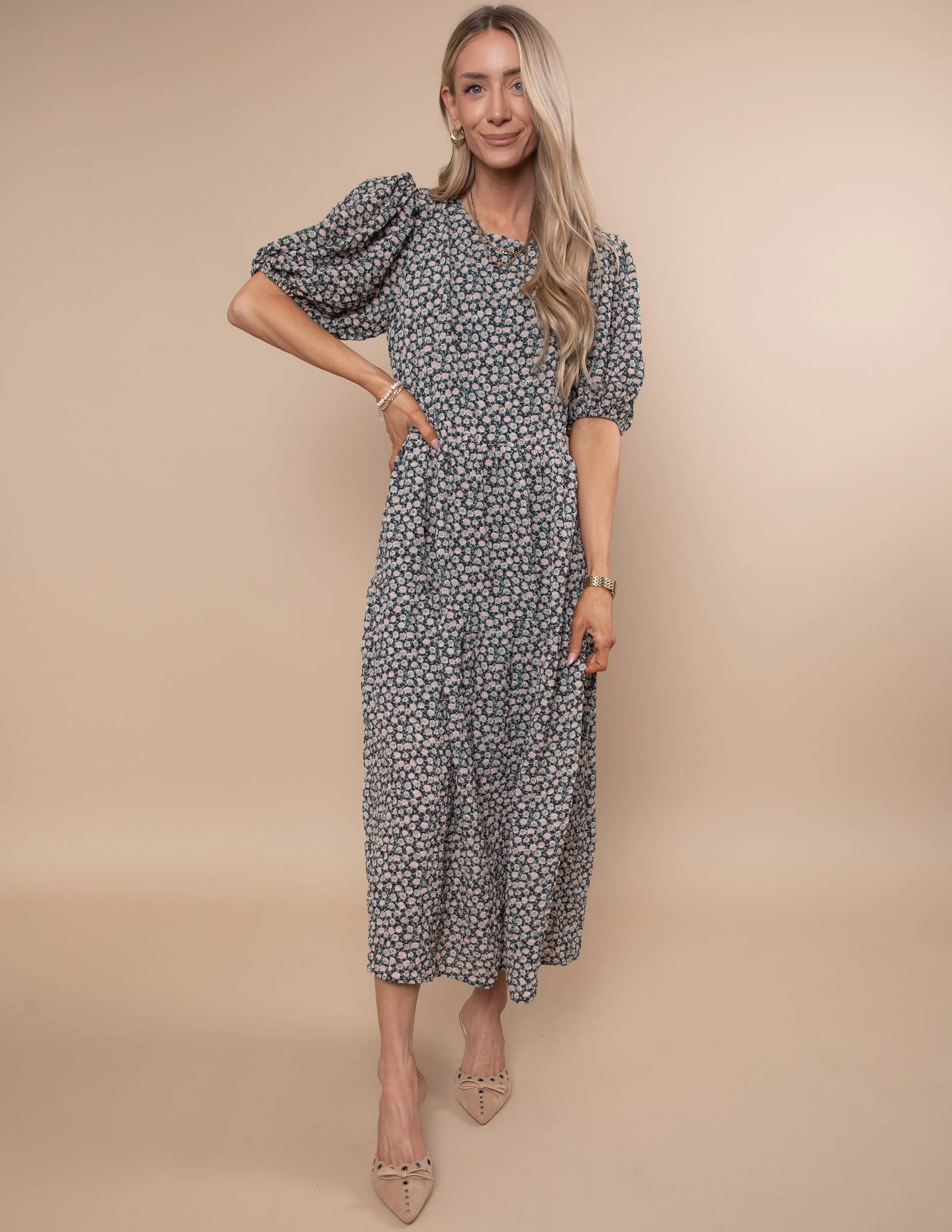 Morgan Floral Dress sold by Shop Stevie