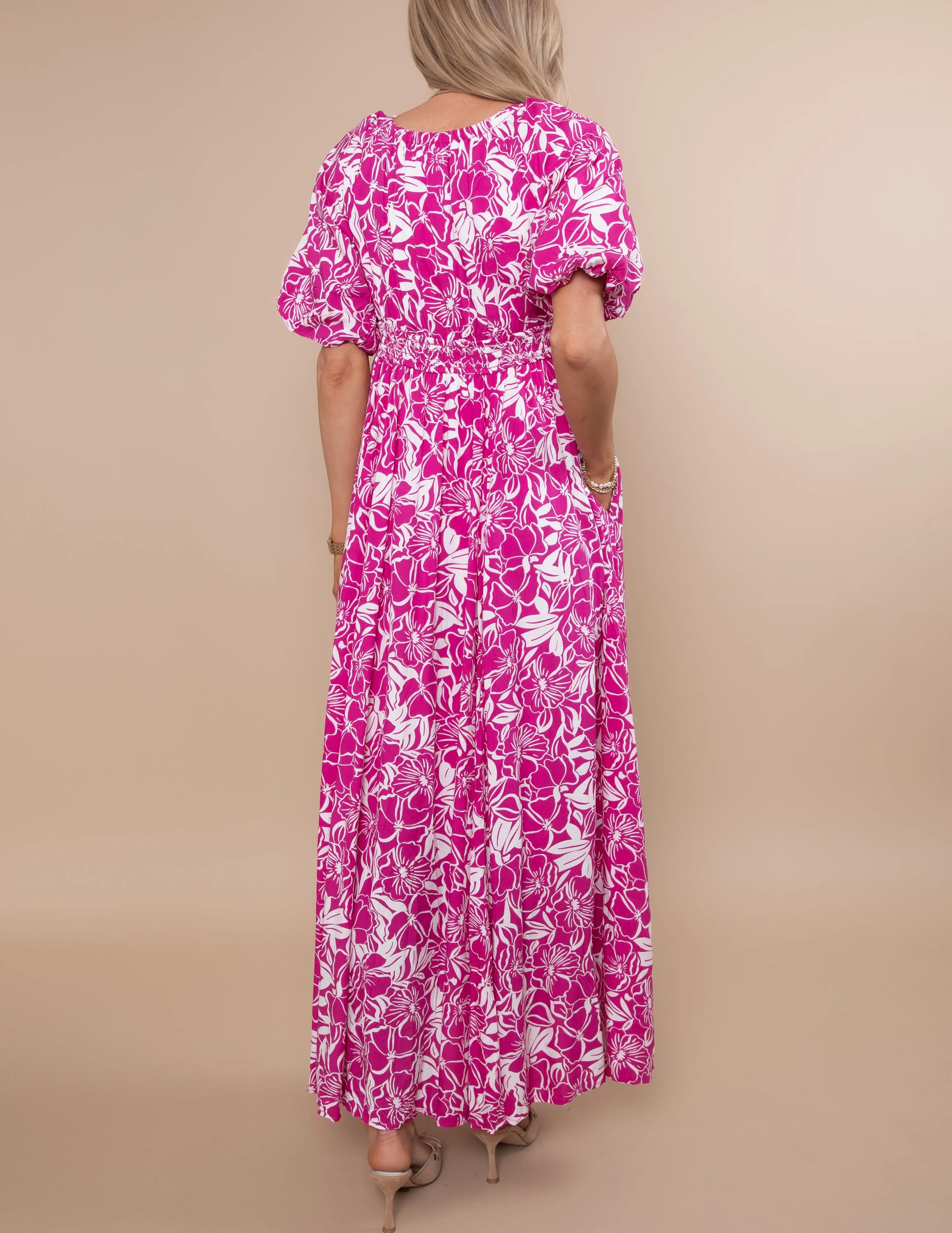 Resort Print Maxi Dress sold by Shop Stevie product image thumbnail 5