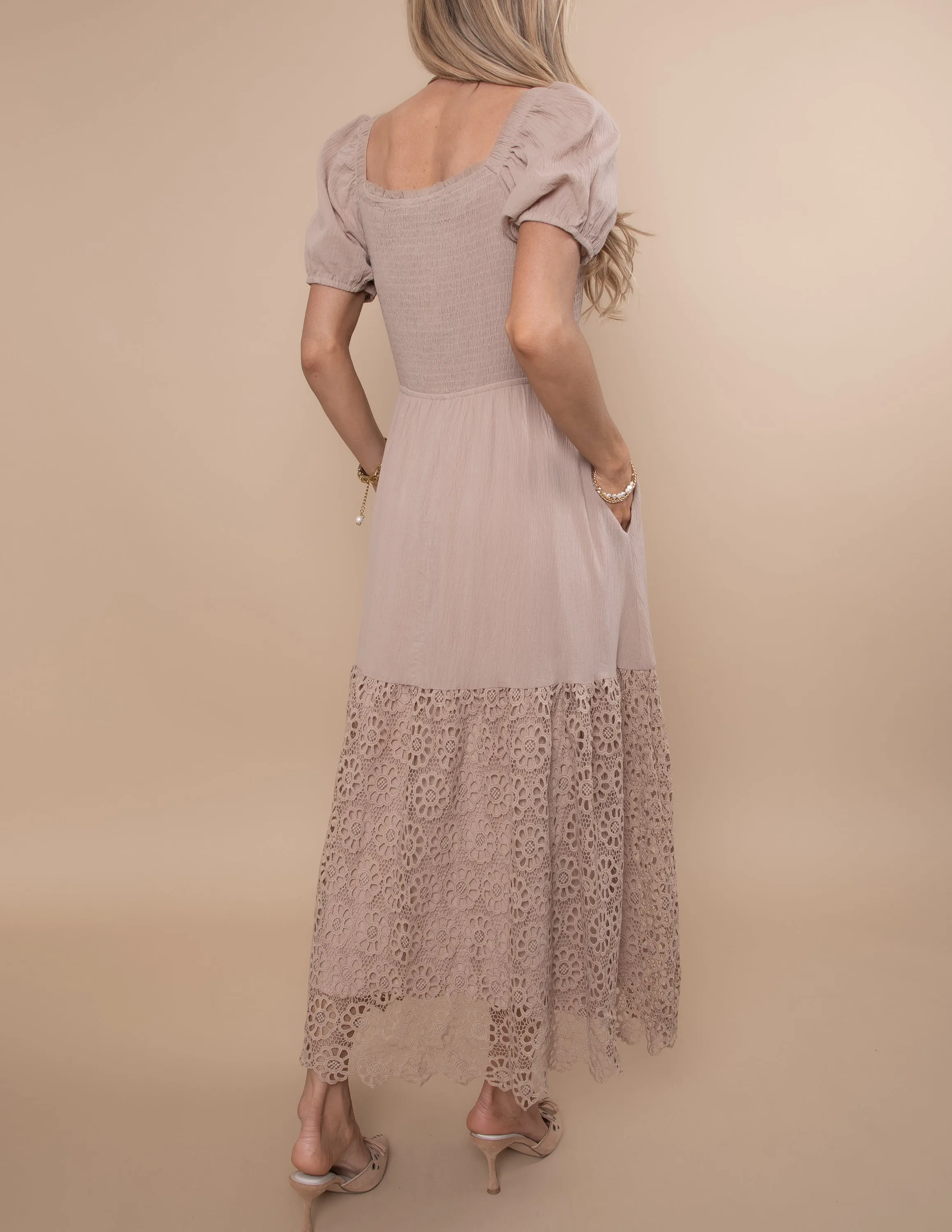 Miriam Eyelet Dress sold by Shop Stevie product image thumbnail 4