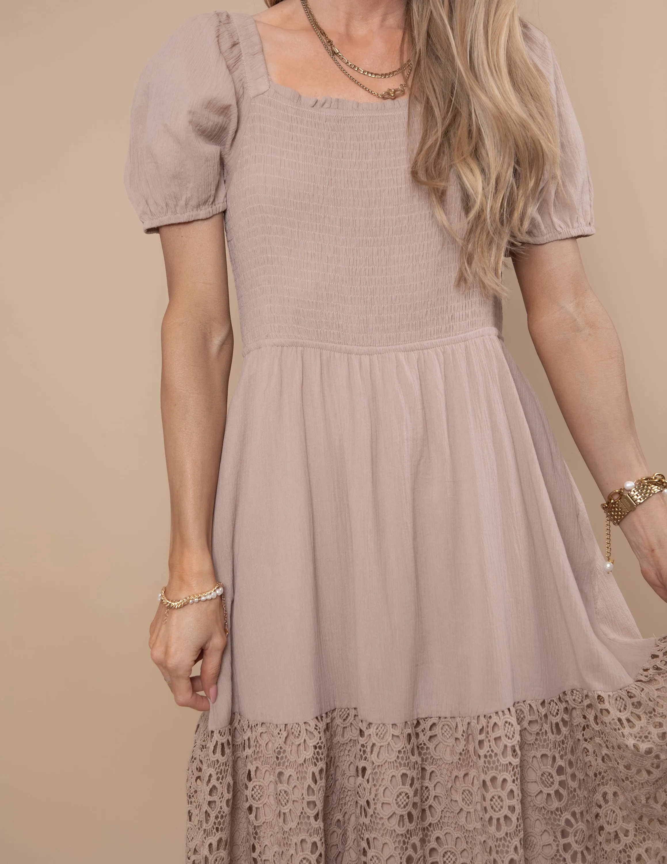 Miriam Eyelet Dress sold by Shop Stevie product image thumbnail 5