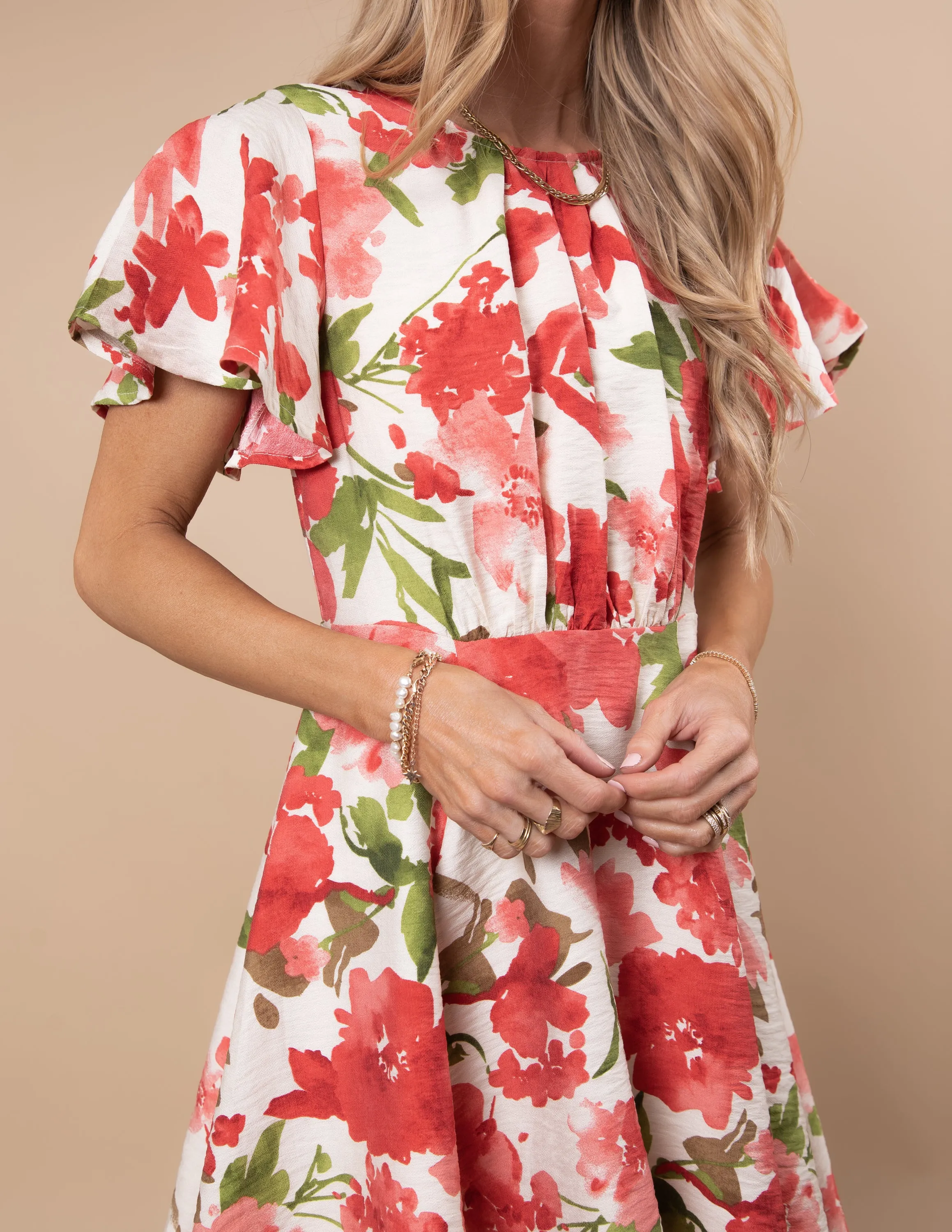 Charlene Floral Dress sold by Shop Stevie product image thumbnail 4