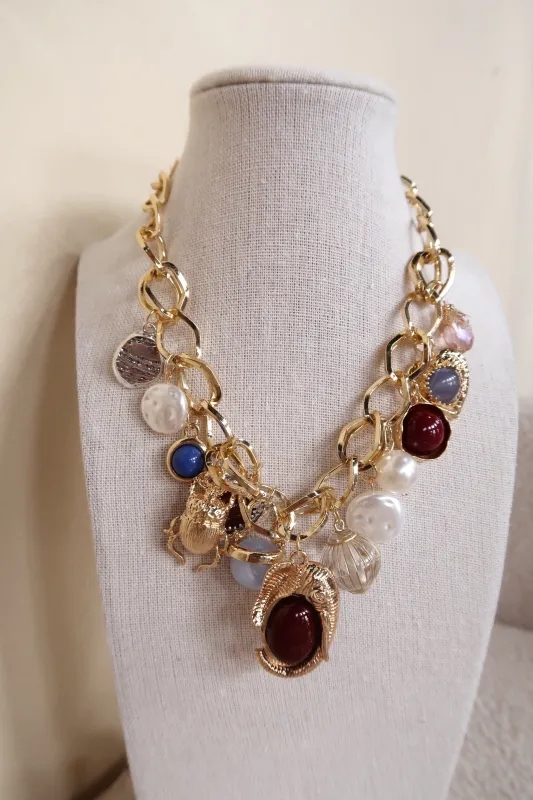 Chunky Charm Necklace sold by Shop Stevie