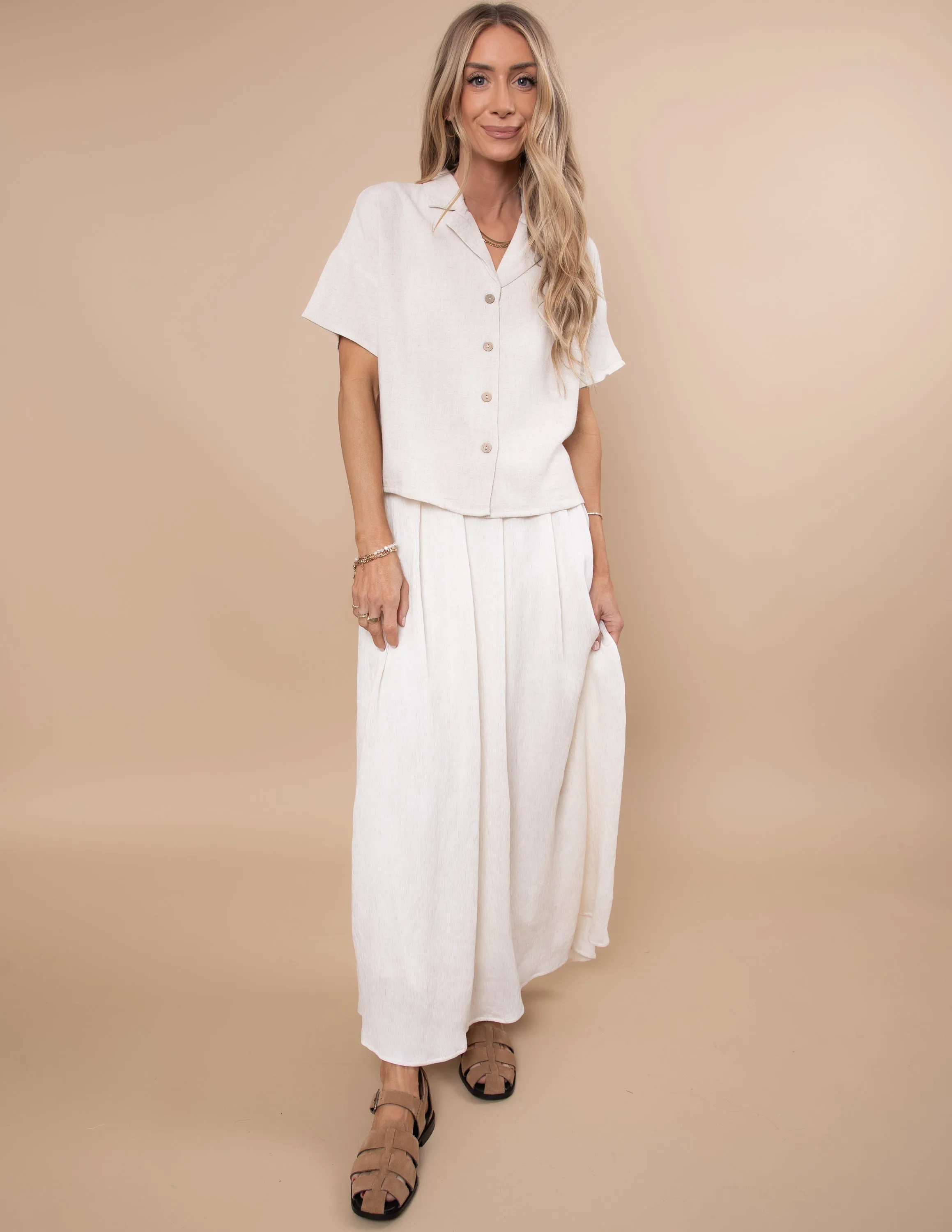 Federica Midi Skirt sold by Shop Stevie product image thumbnail 5