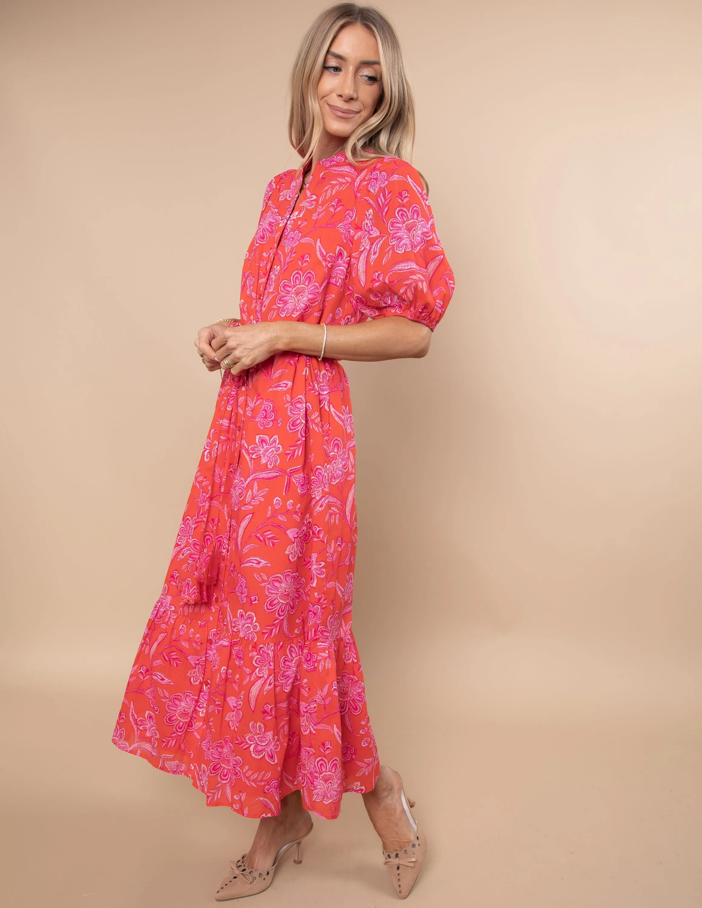 Aria Floral Midi Dress sold by Shop Stevie product image thumbnail 2