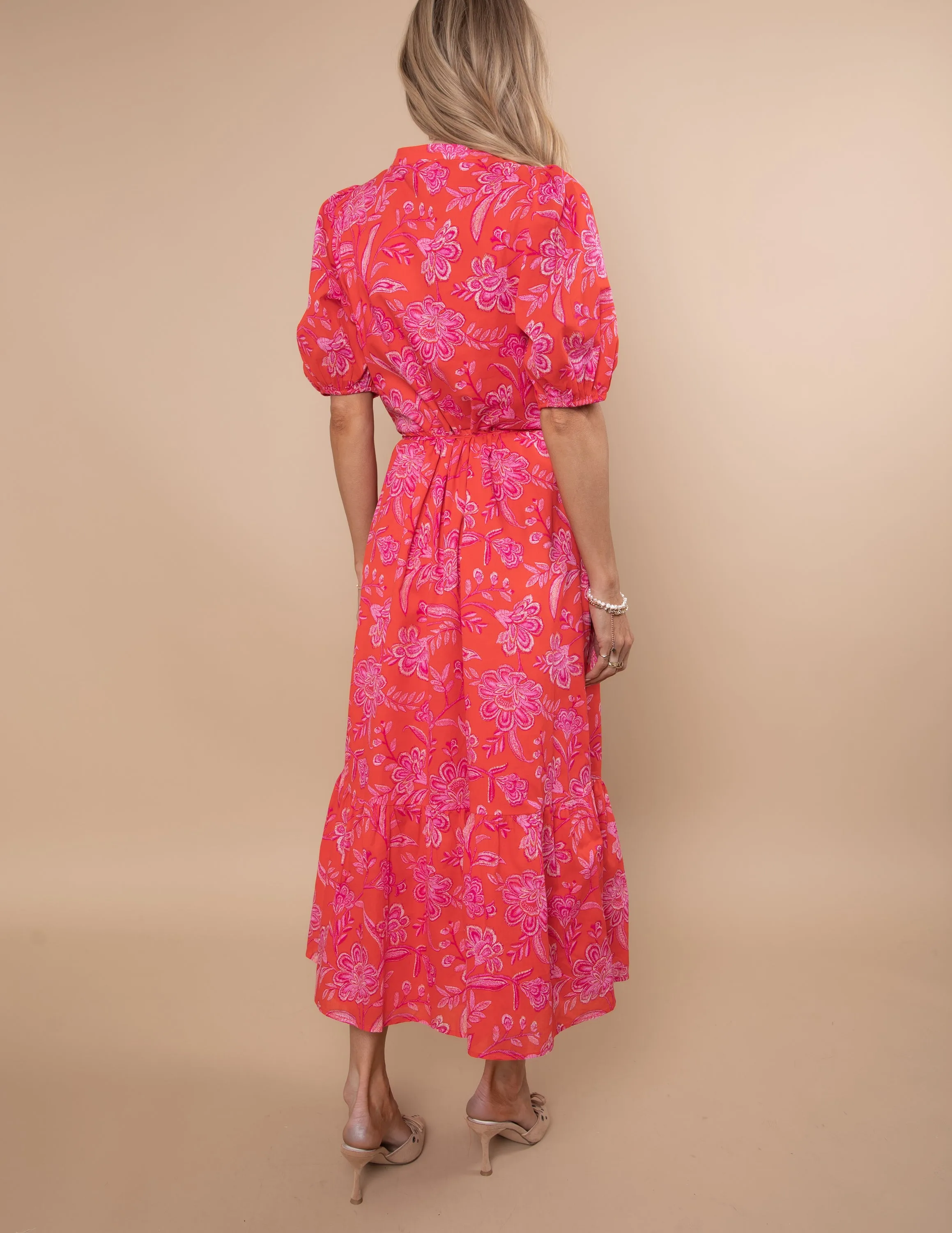 Aria Floral Midi Dress sold by Shop Stevie product image thumbnail 5