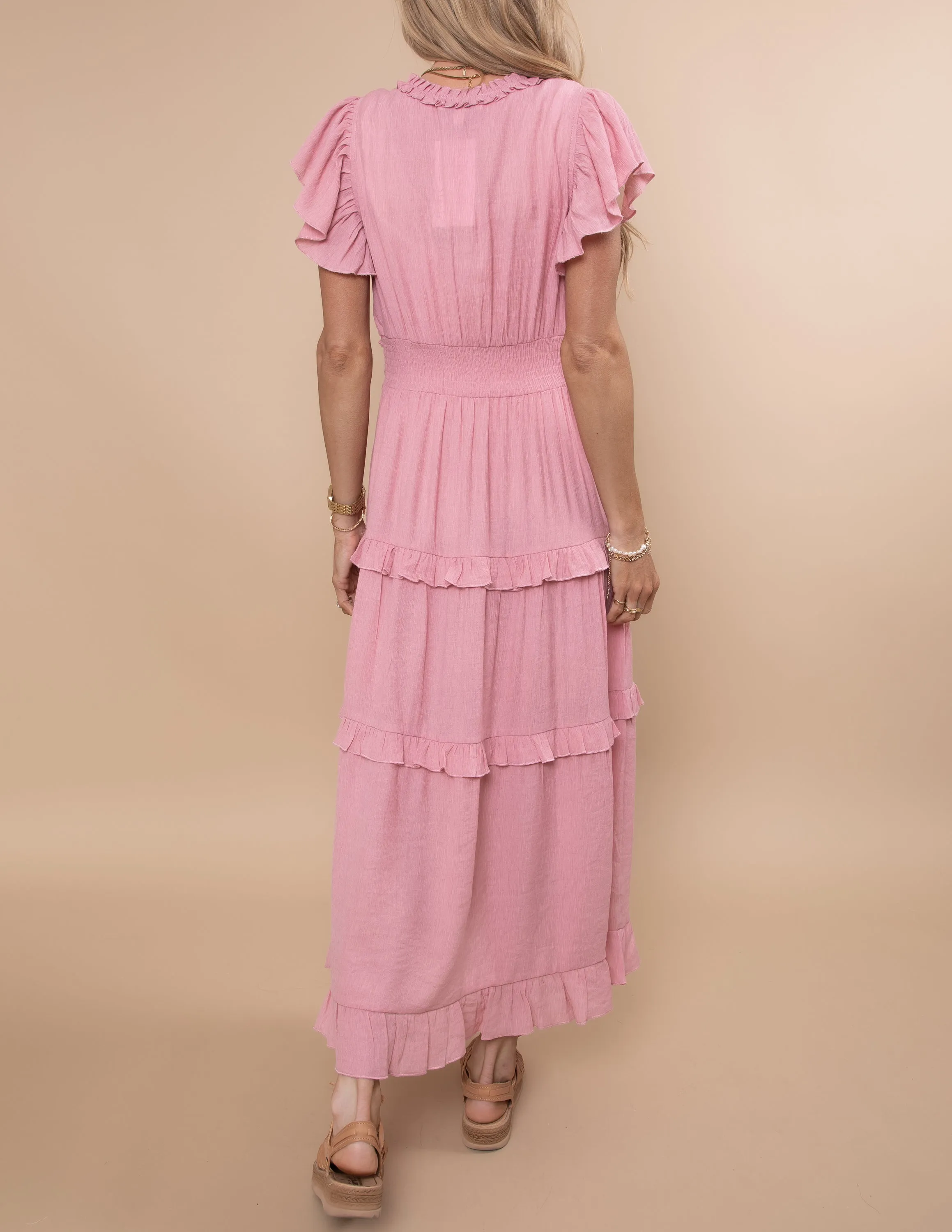 Madeline Ruffled Dress sold by Shop Stevie product image thumbnail 5