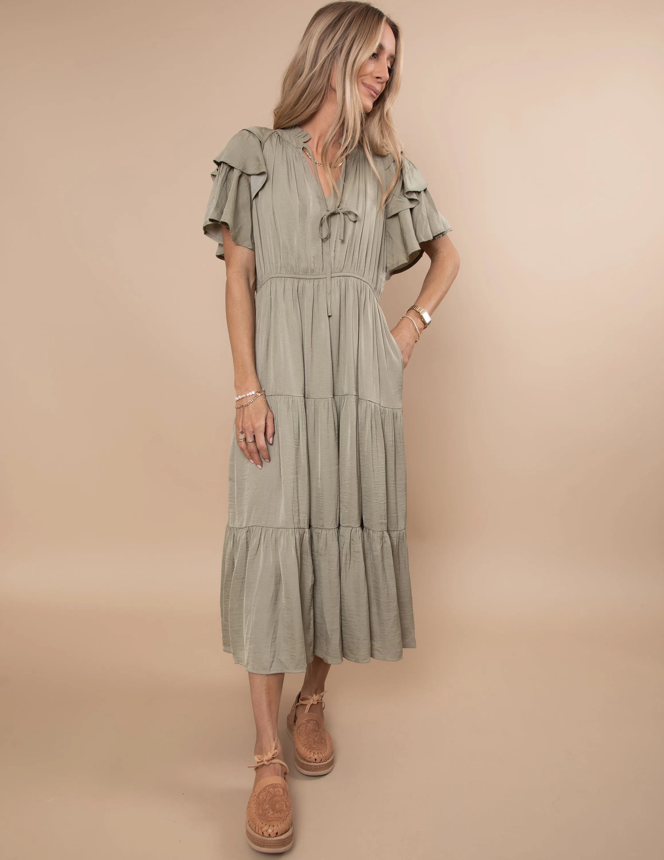 Leah Midi Dress sold by Shop Stevie product image thumbnail 5