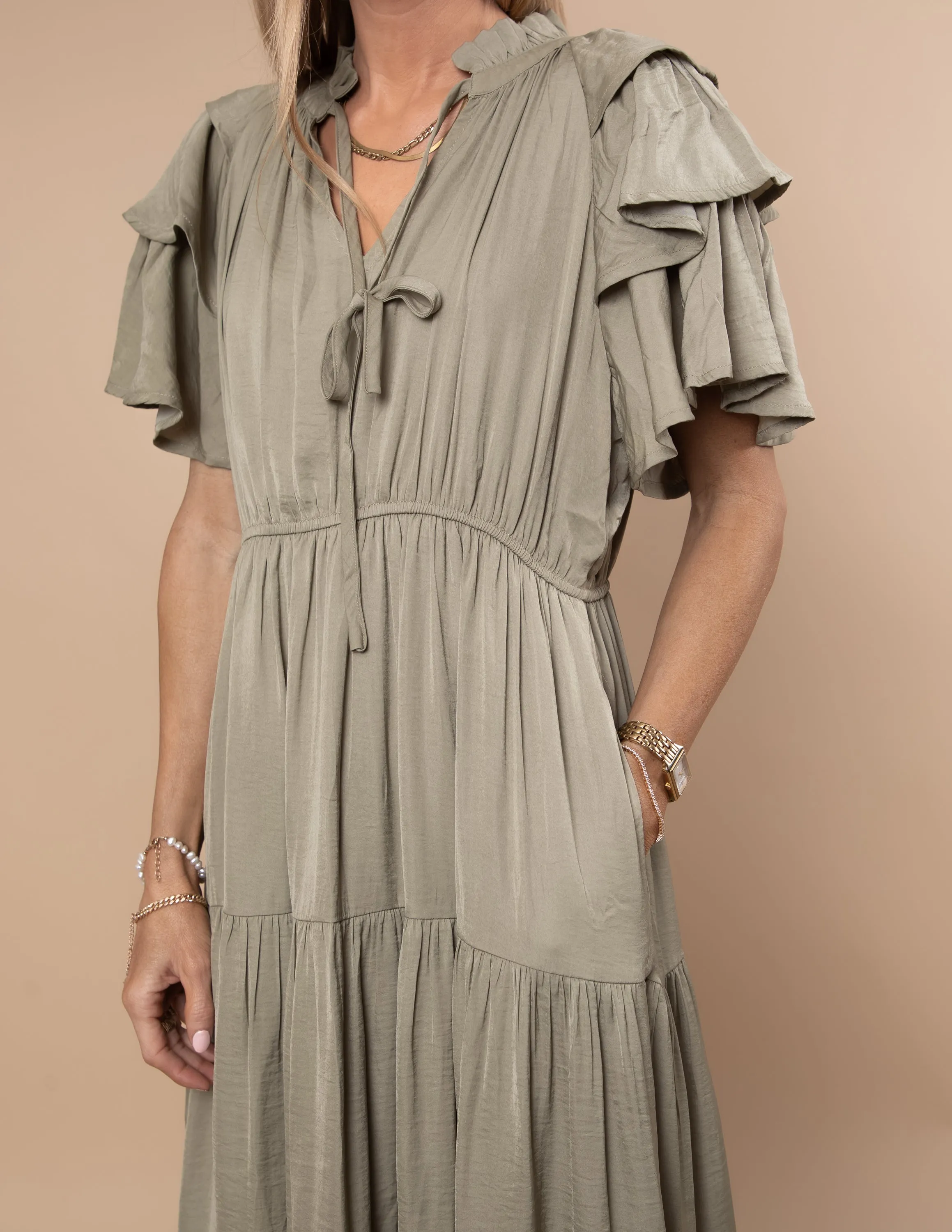 Leah Midi Dress sold by Shop Stevie product image thumbnail 4