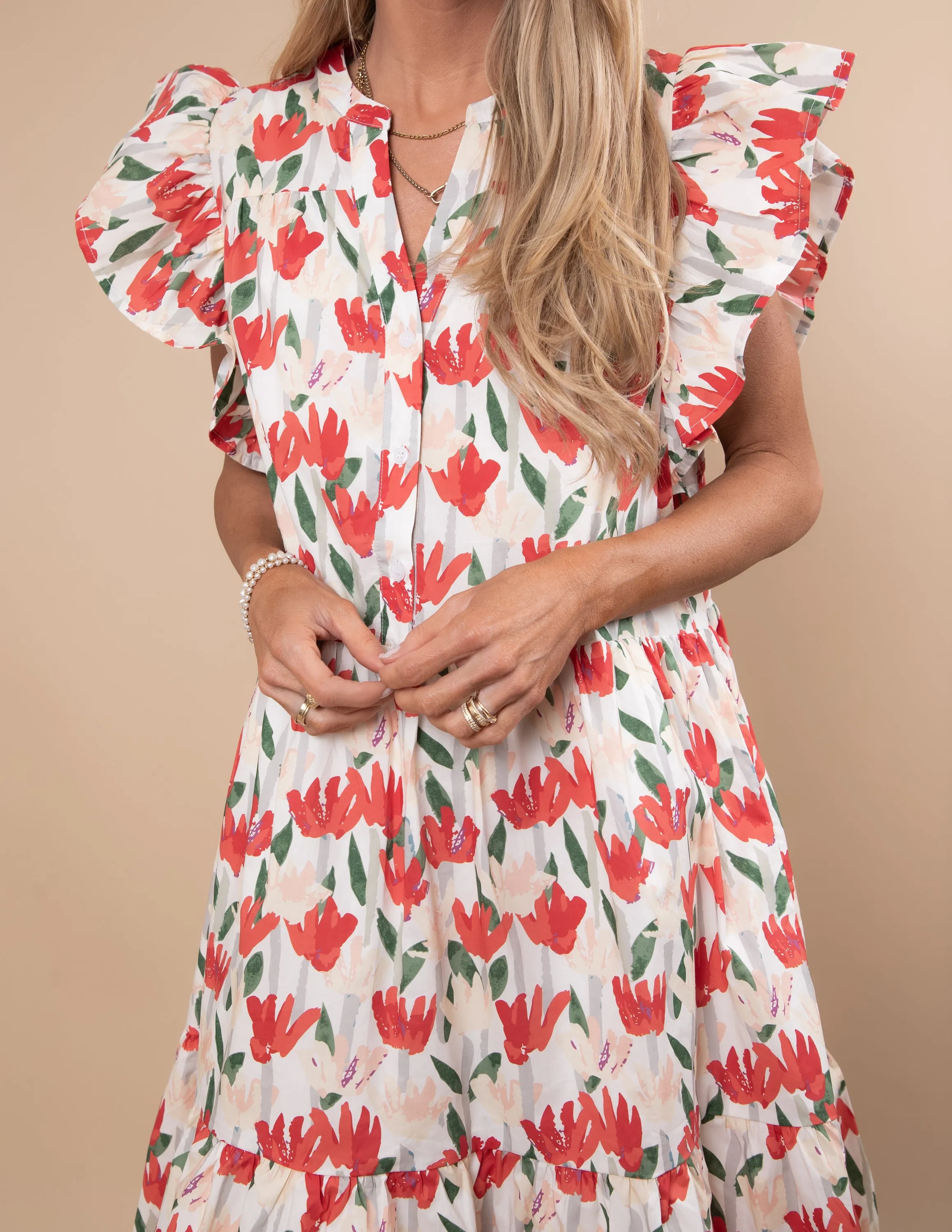 Marian Floral Dress sold by Shop Stevie product image thumbnail 3