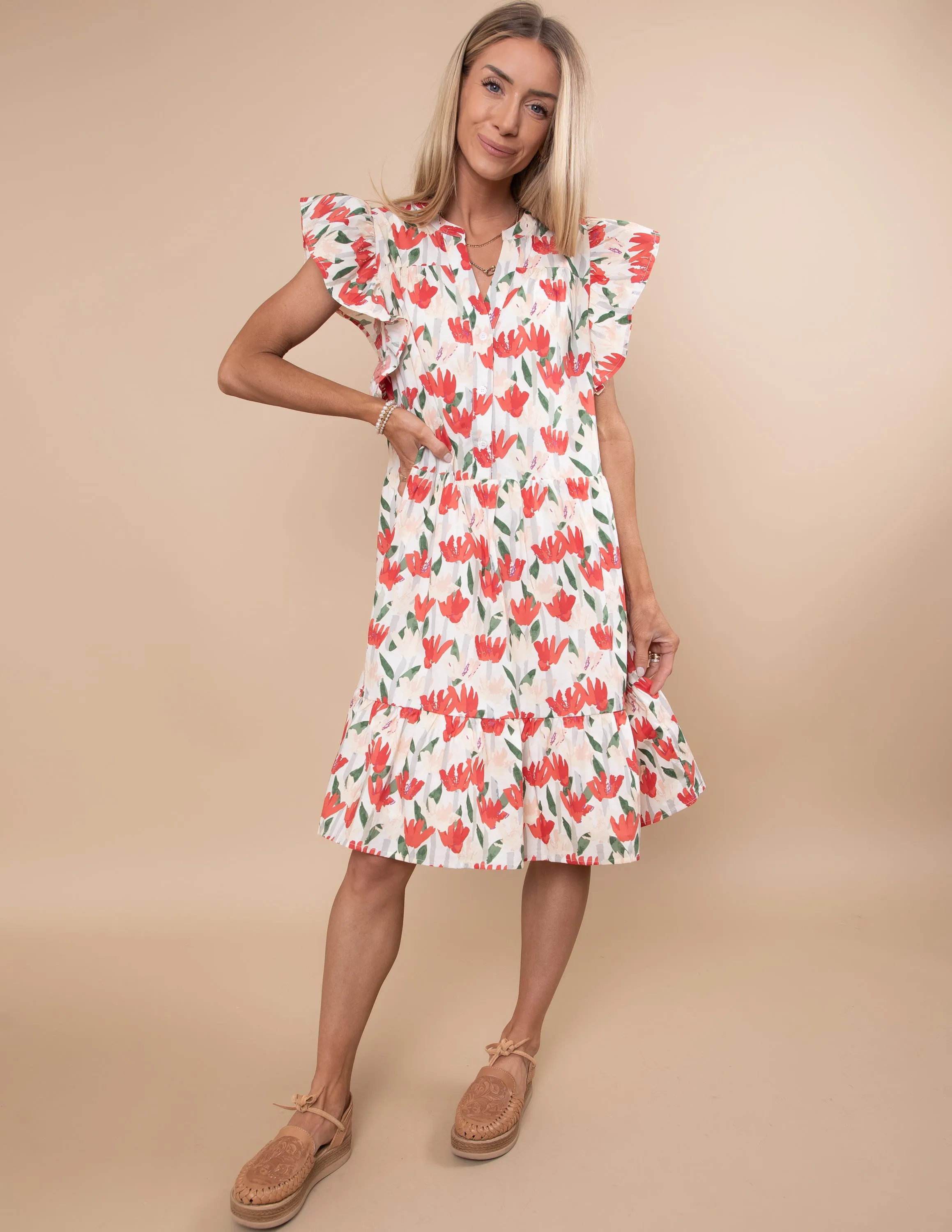 Marian Floral Dress sold by Shop Stevie product image thumbnail 2