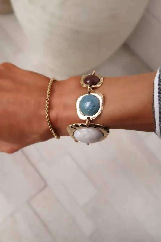 Luna Multi-stone Bracelet sold by Shop Stevie