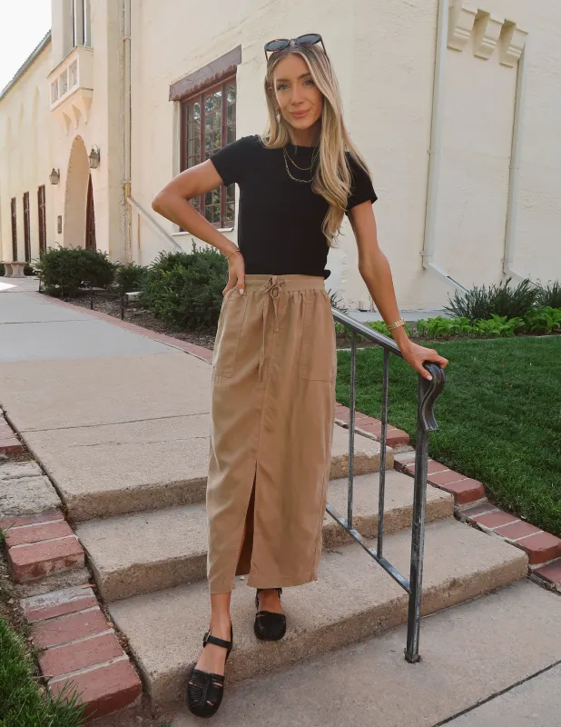 Desert Sands Midi Skirt sold by Shop Stevie