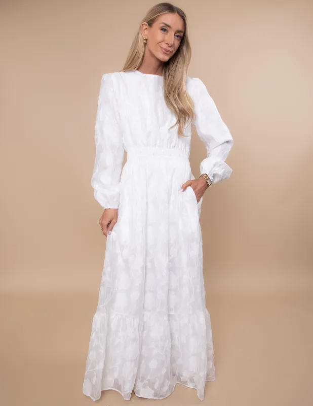 Bliss Textured Maxi Dress sold by Shop Stevie