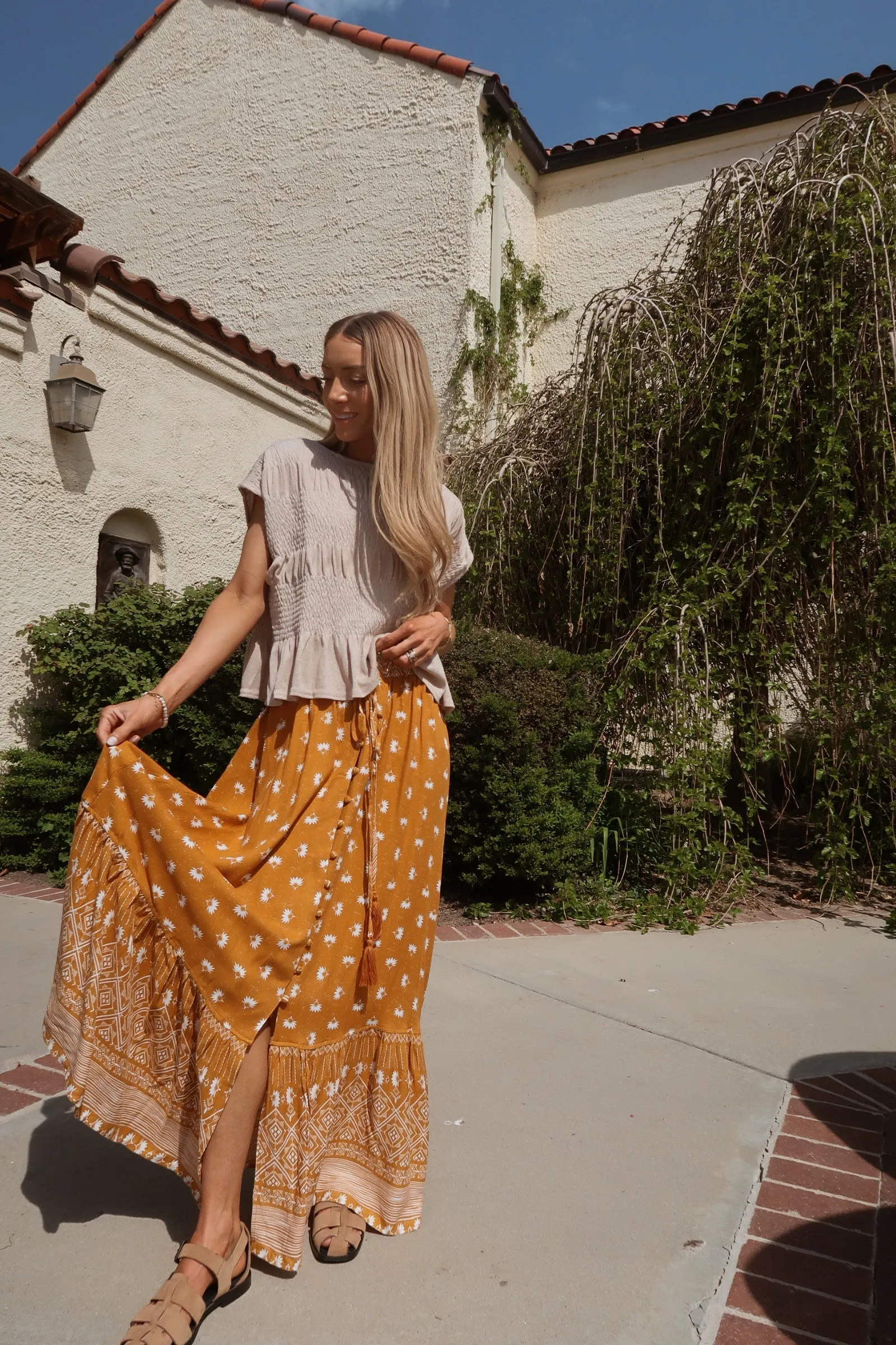 Boho Maxi Skirt sold by Shop Stevie product image thumbnail 2