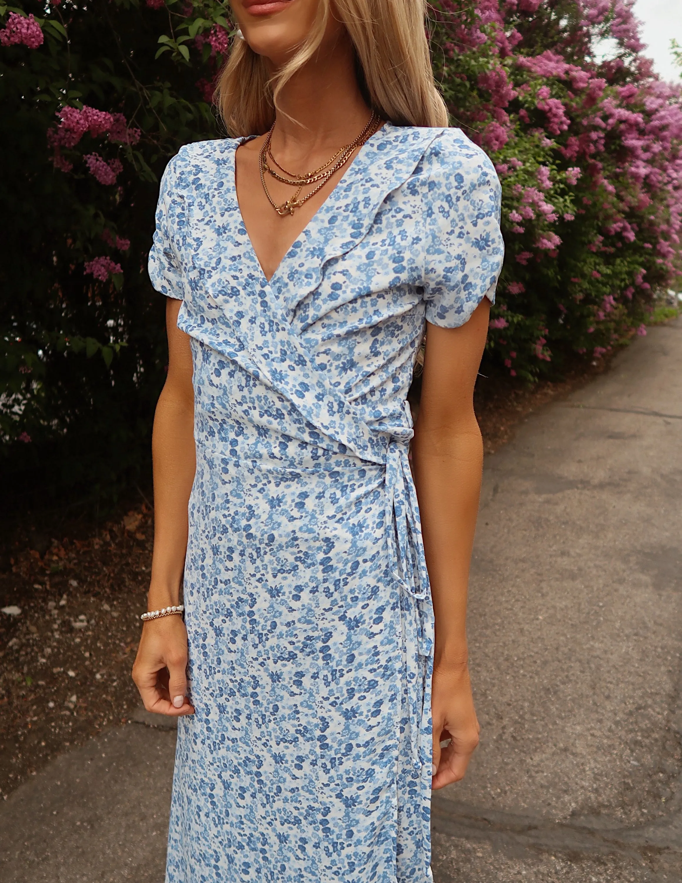 Blue Skies Floral Dress sold by Shop Stevie product image thumbnail 4