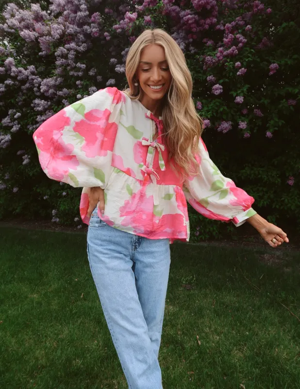 Malia Floral Top sold by Shop Stevie