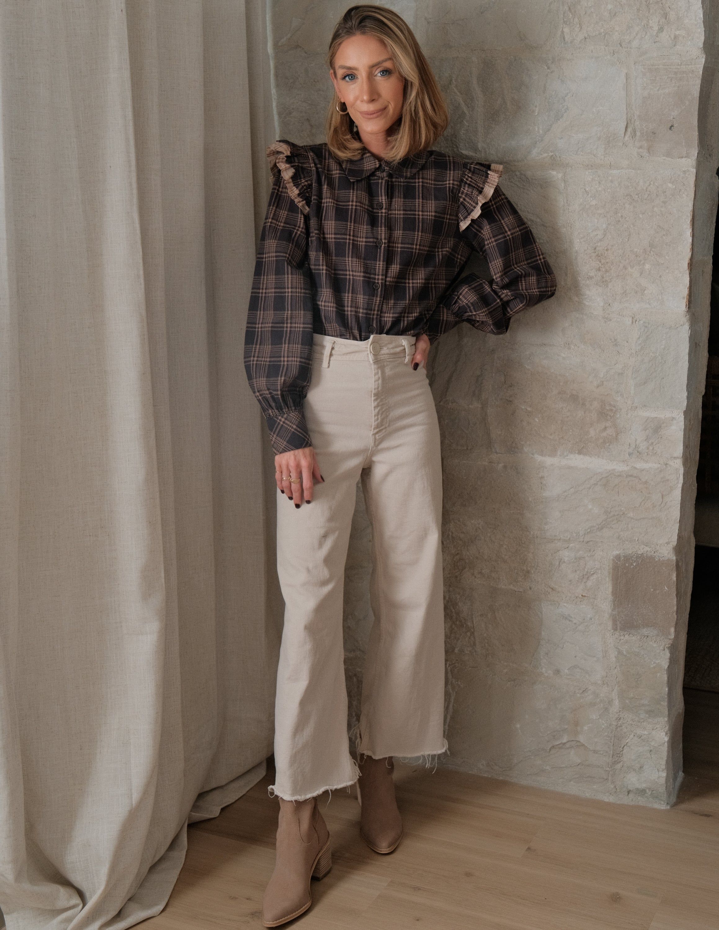 Brynne Plaid Top *COMING SOON* sold by Shop Stevie product image thumbnail 2