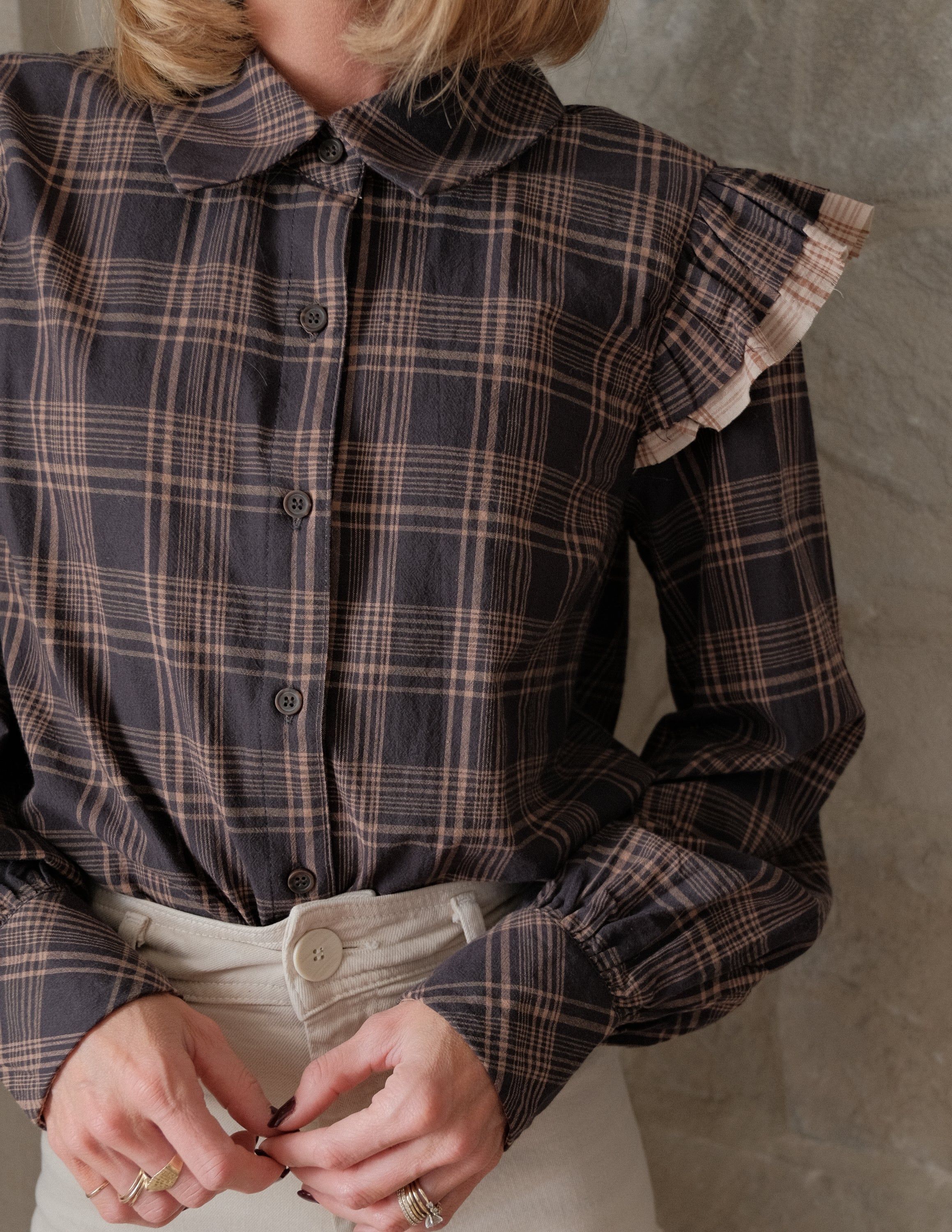 Brynne Plaid Top *COMING SOON* sold by Shop Stevie product image thumbnail 4