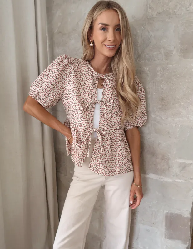 Zandra Peplum Top sold by Shop Stevie