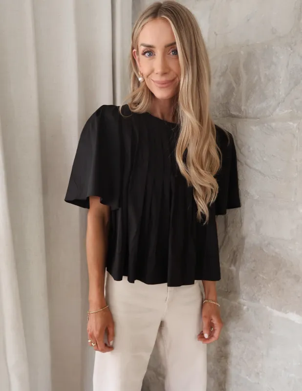 Jillan Pleated Top sold by Shop Stevie