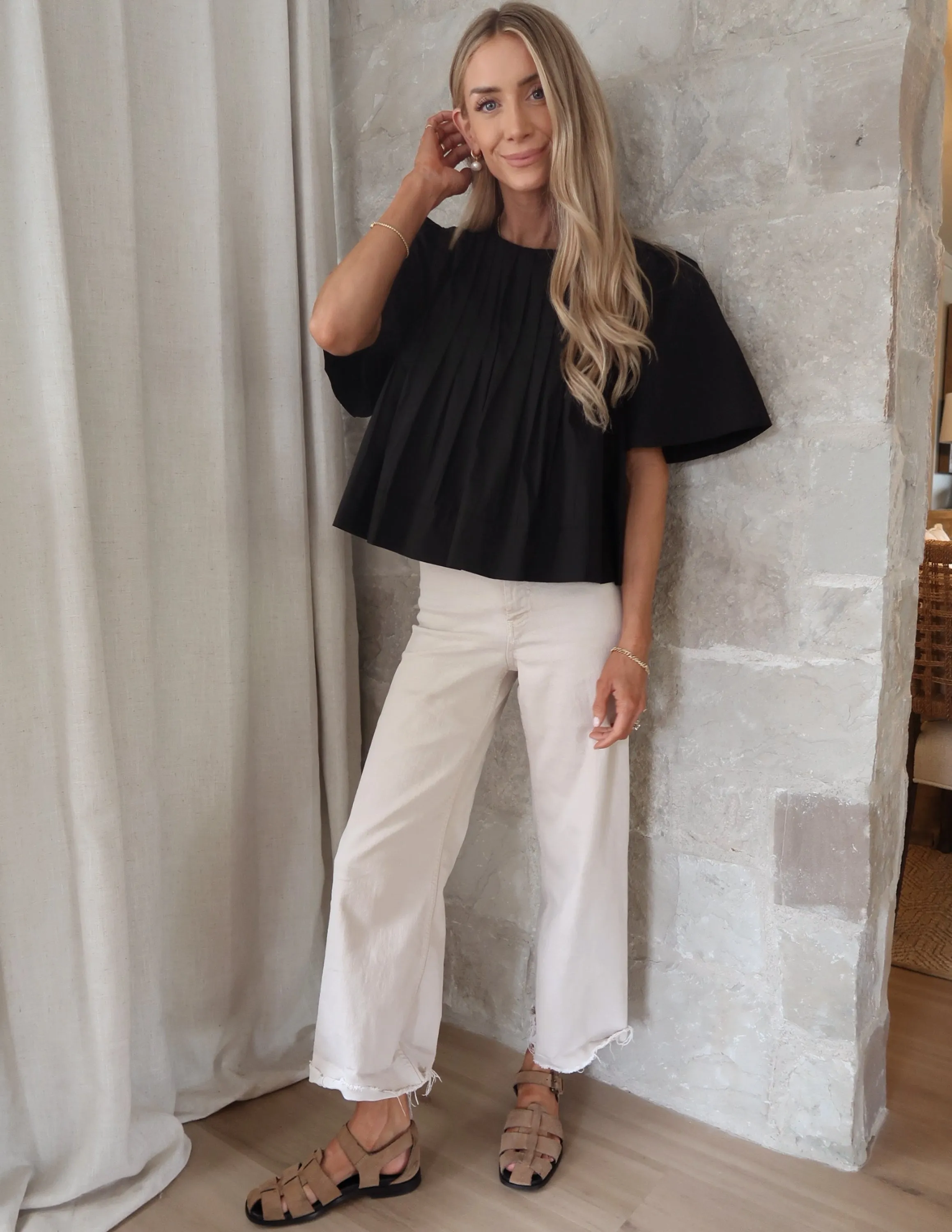 Jillan Pleated Top sold by Shop Stevie product image thumbnail 2
