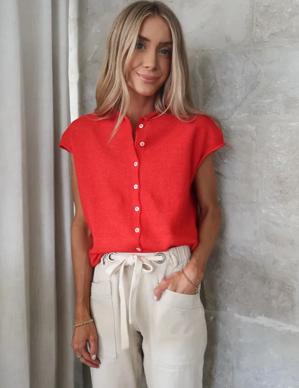 Lyssa Short Sleeve Cardigan sold by Shop Stevie