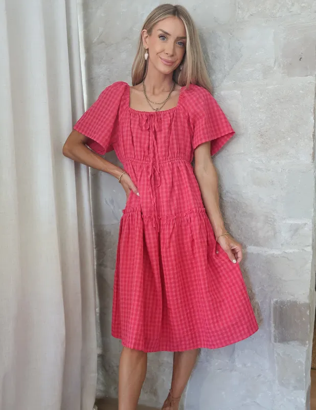 Leilani Gingham Dress sold by Shop Stevie