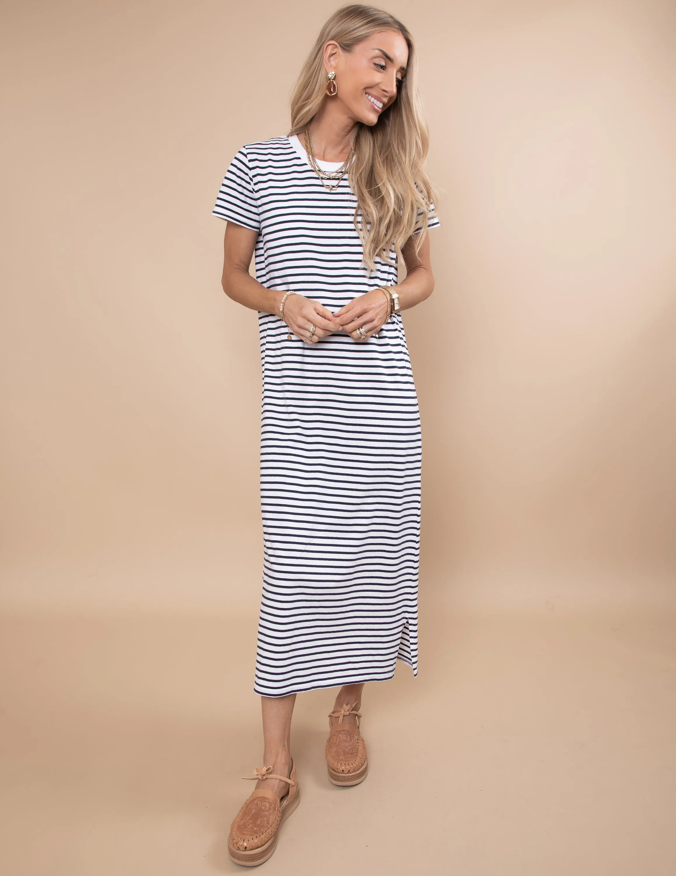 Coastal Cotton Striped Dress sold by Shop Stevie product image thumbnail 2