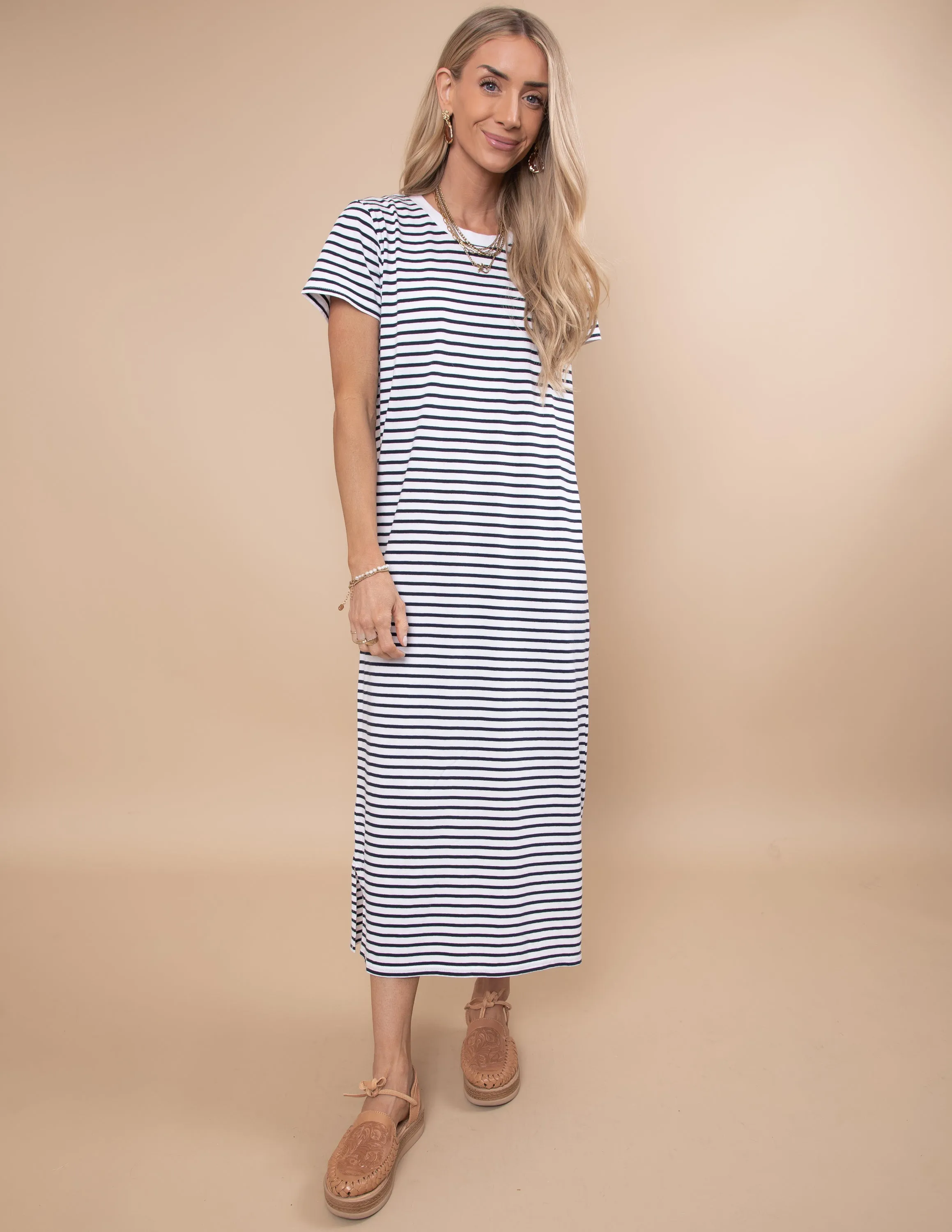 Coastal Cotton Striped Dress sold by Shop Stevie product image thumbnail 5