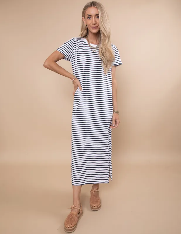 Coastal Cotton Striped Dress sold by Shop Stevie