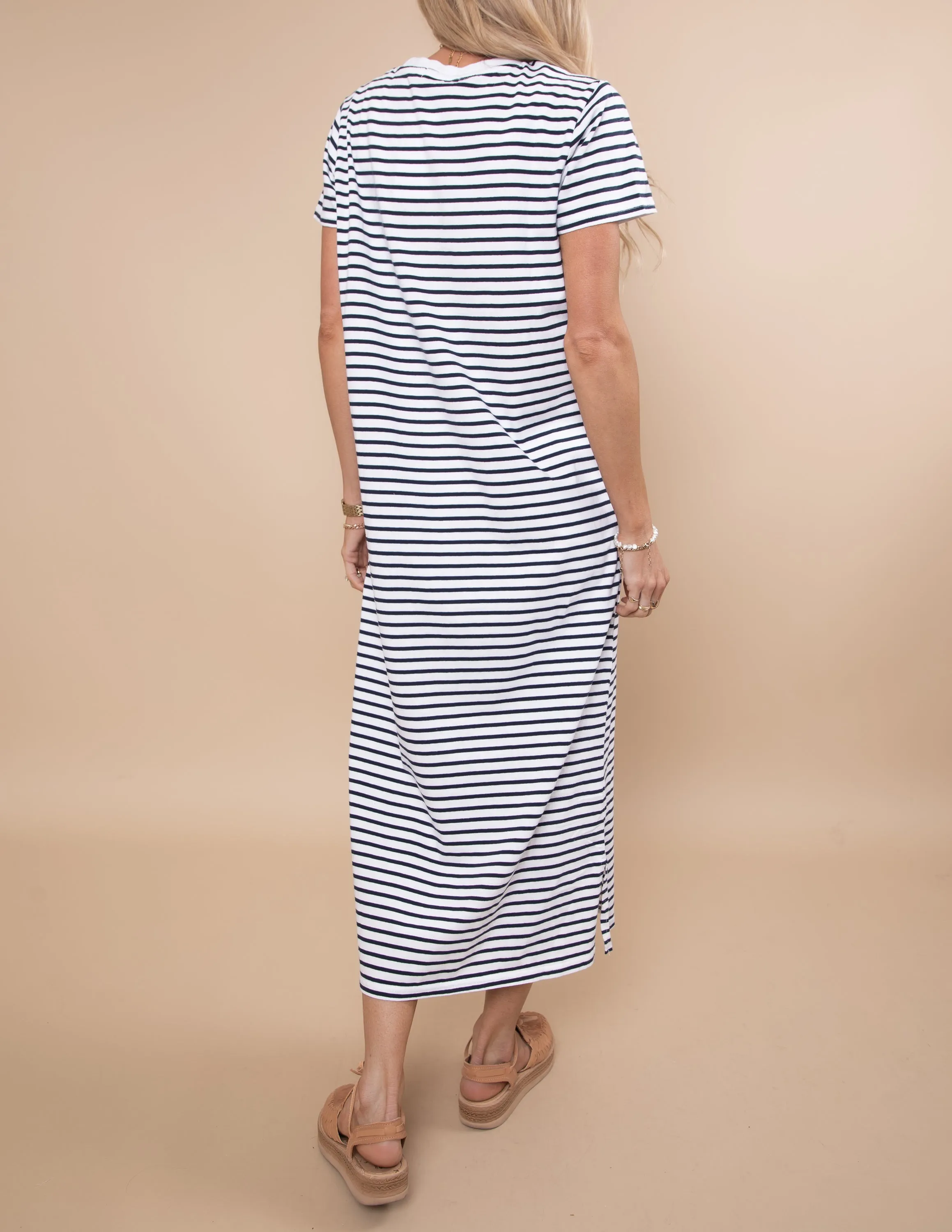 Coastal Cotton Striped Dress sold by Shop Stevie product image thumbnail 3