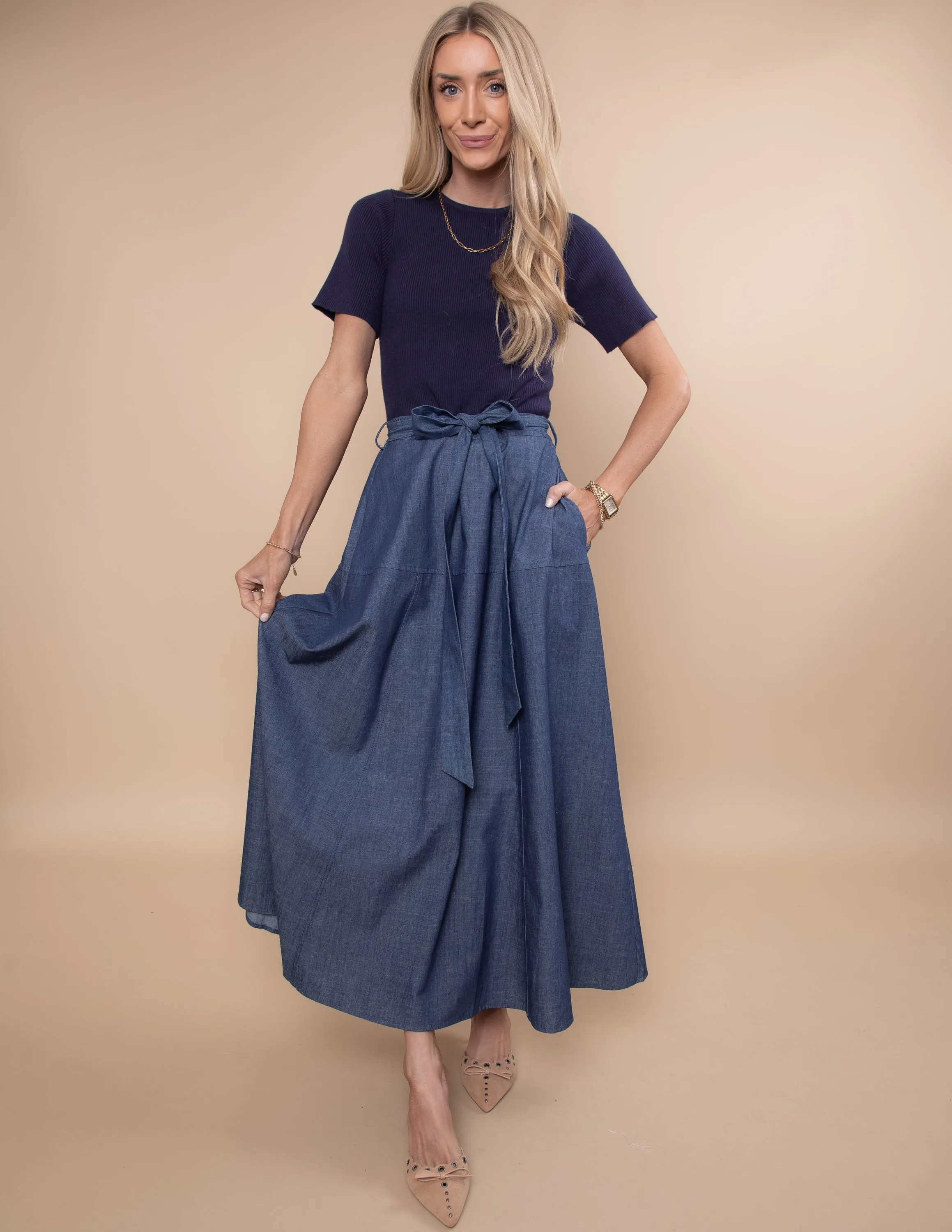 Miranda Denim Dress sold by Shop Stevie product image thumbnail 2