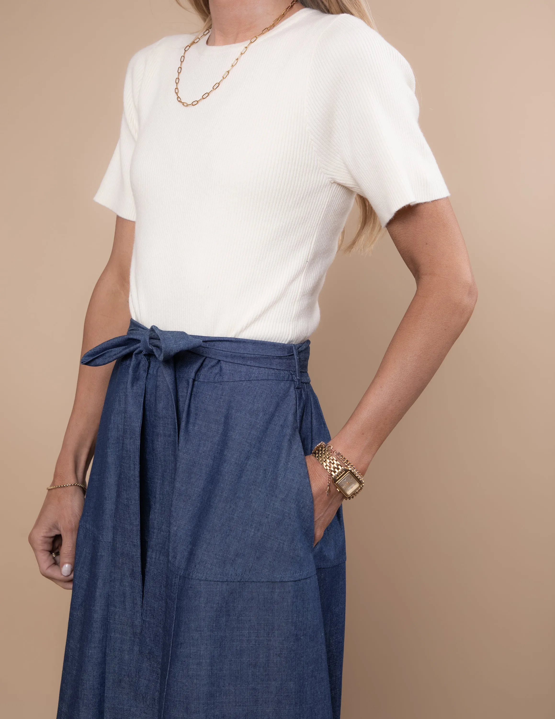 Miranda Denim Dress sold by Shop Stevie product image thumbnail 5