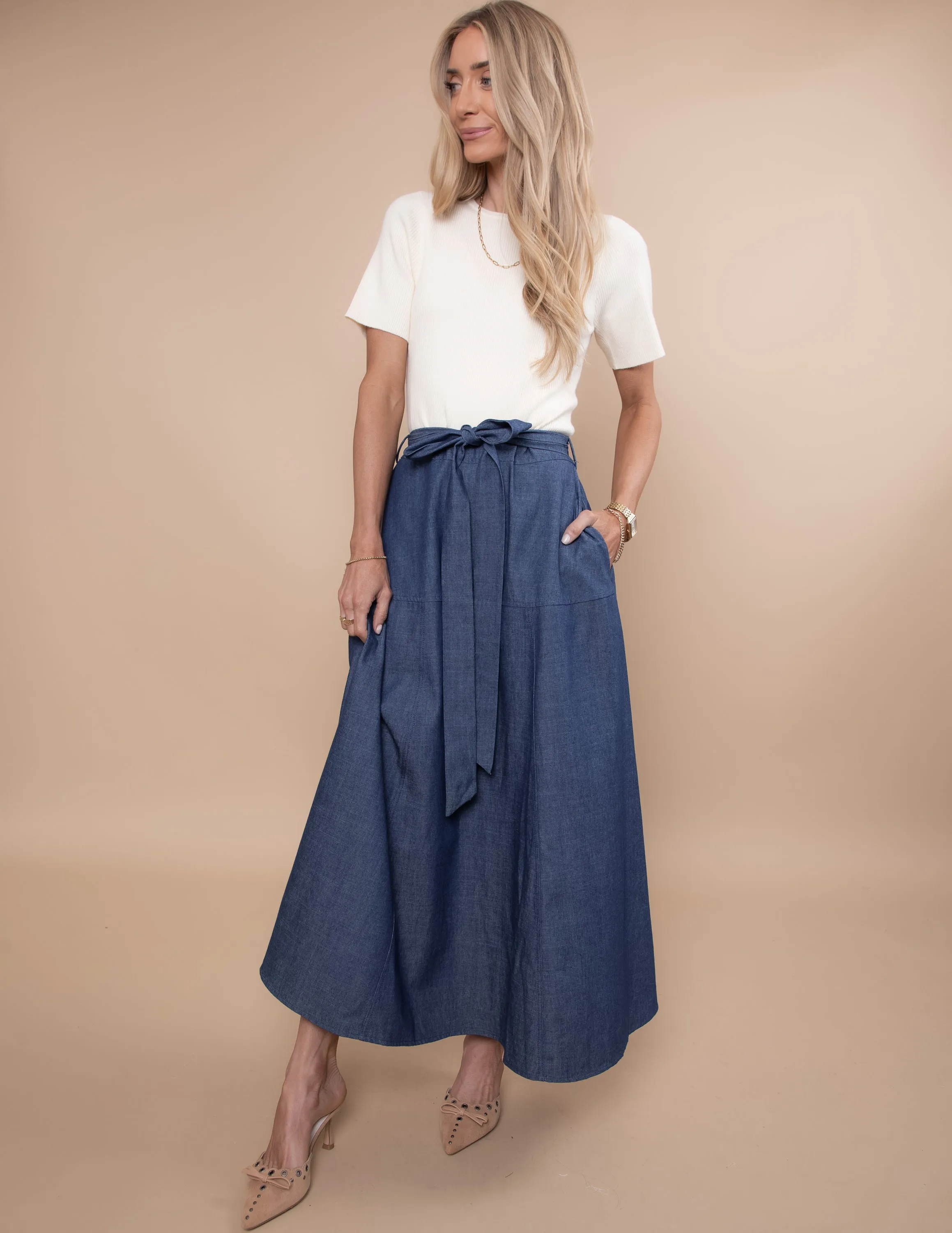 Miranda Denim Dress sold by Shop Stevie product image thumbnail 3