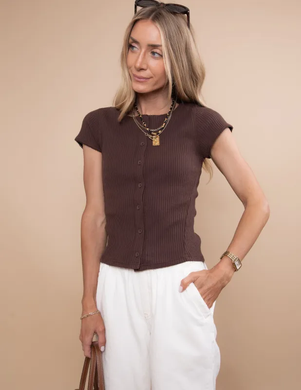 Megs Ribbed Top sold by Shop Stevie