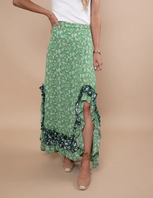 Alyssa Floral Skirt sold by Shop Stevie