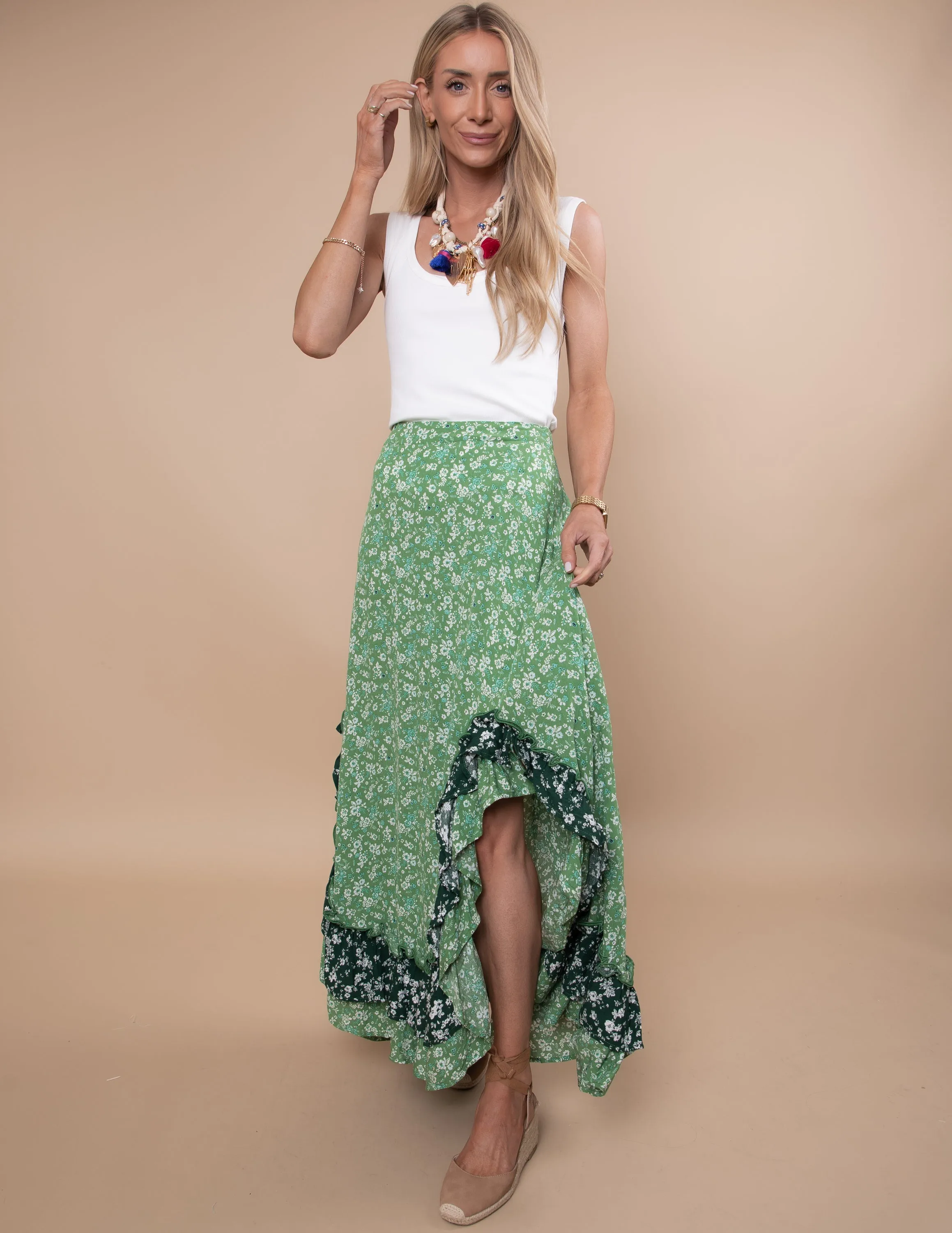 Alyssa Floral Skirt sold by Shop Stevie product image thumbnail 3