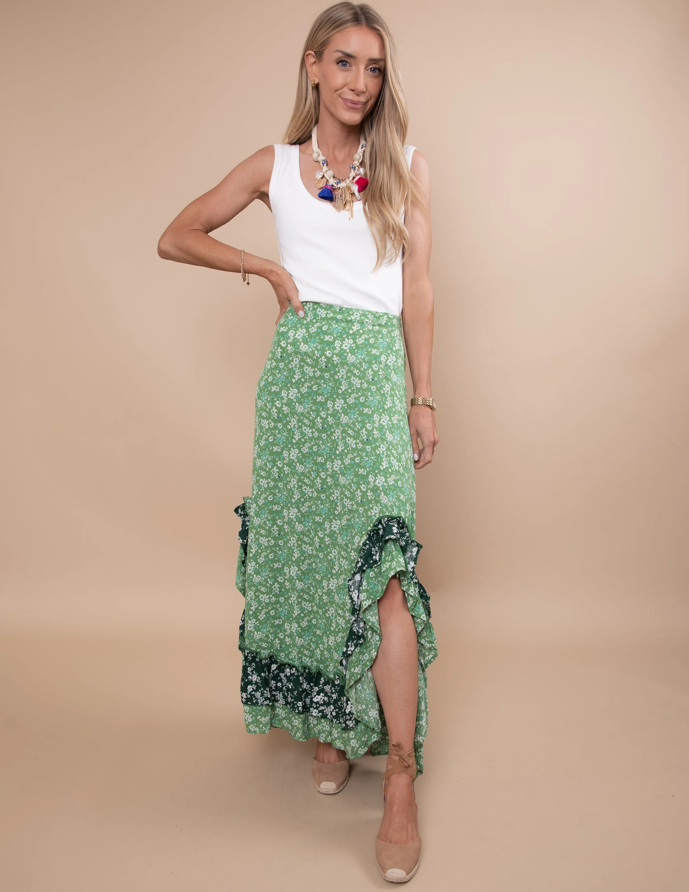 Alyssa Floral Skirt sold by Shop Stevie product image thumbnail 2