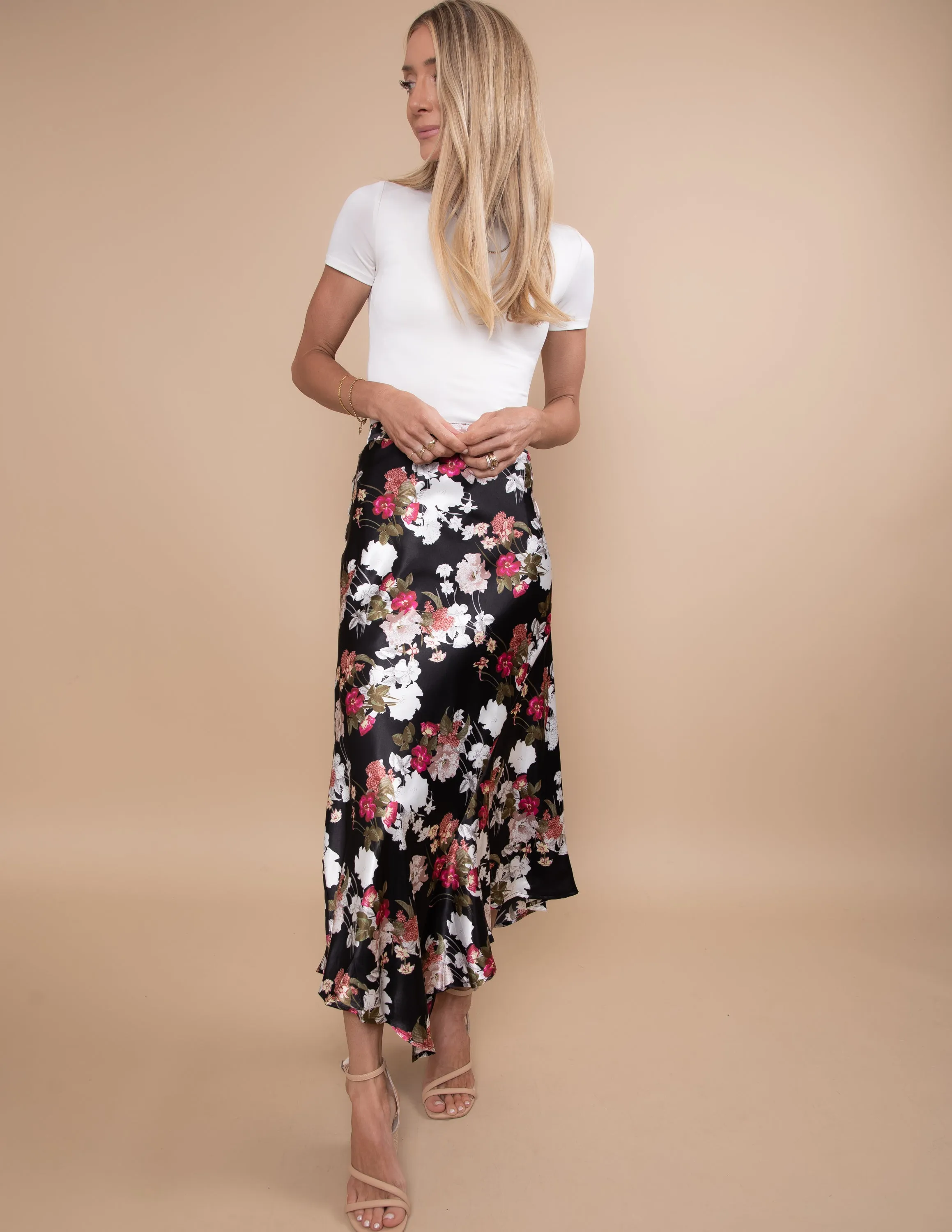 Asta Handkerchief Midi Skirt sold by Shop Stevie product image thumbnail 4