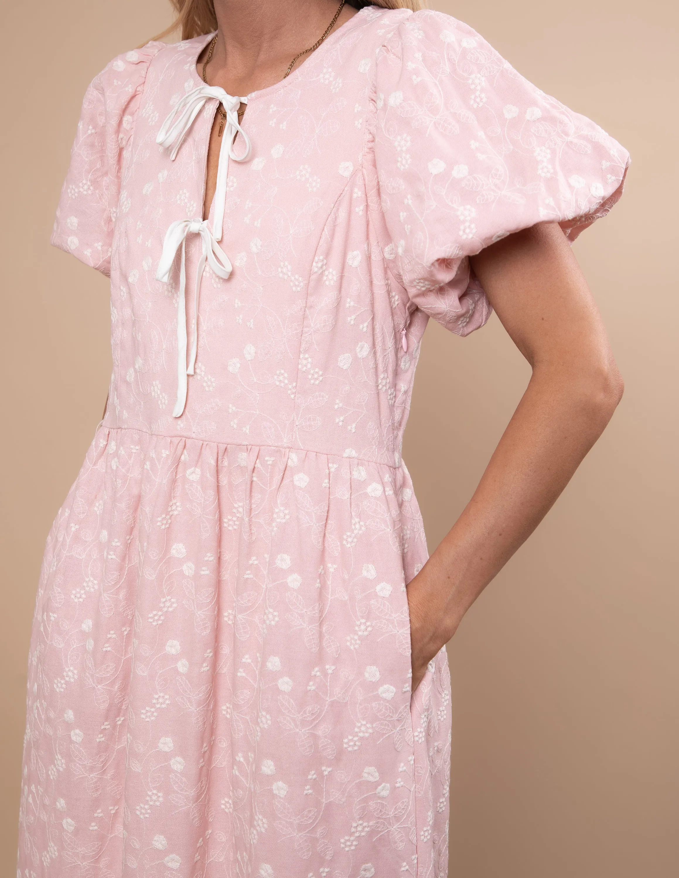 Finley Floral Embroidered Dress sold by Shop Stevie product image thumbnail 3