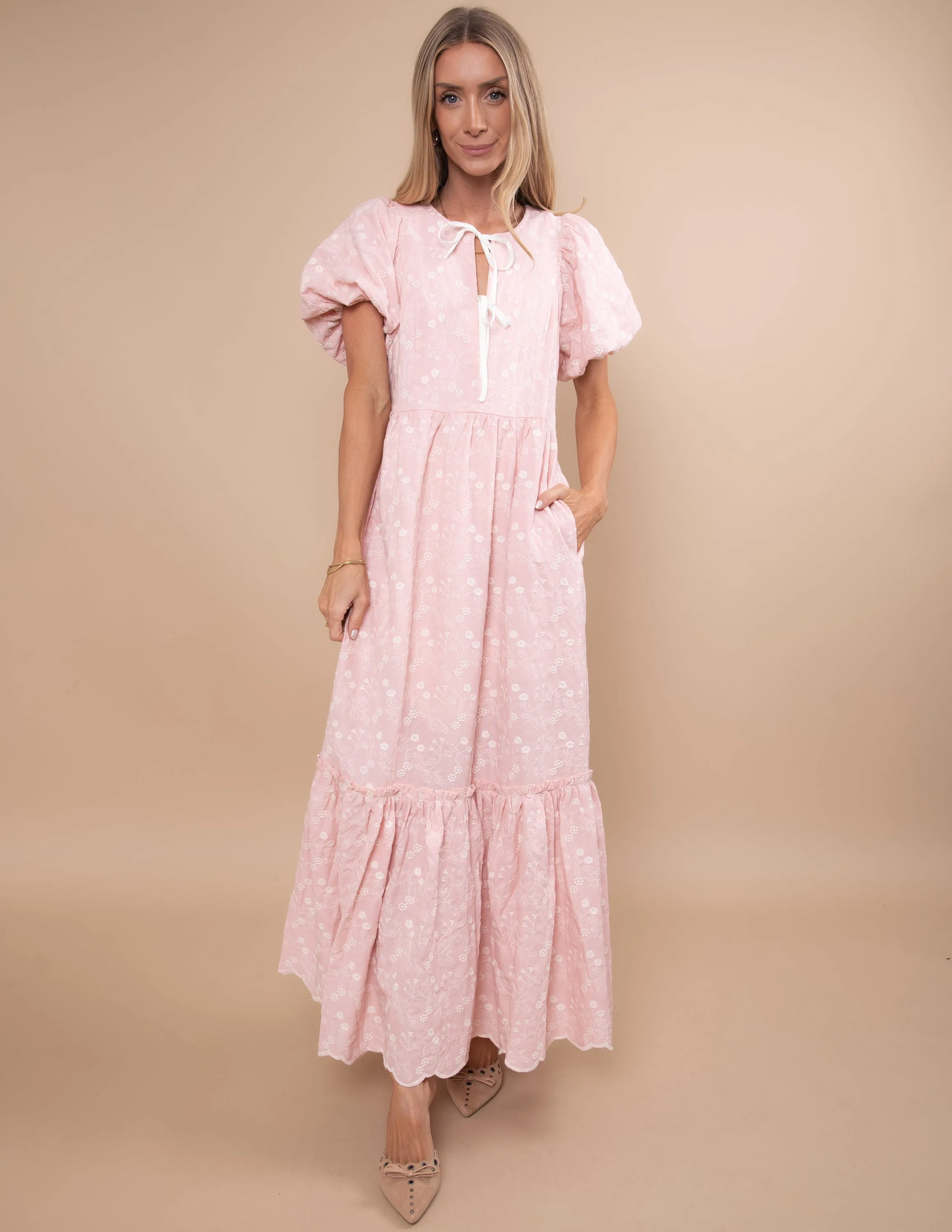 Finley Floral Embroidered Dress sold by Shop Stevie