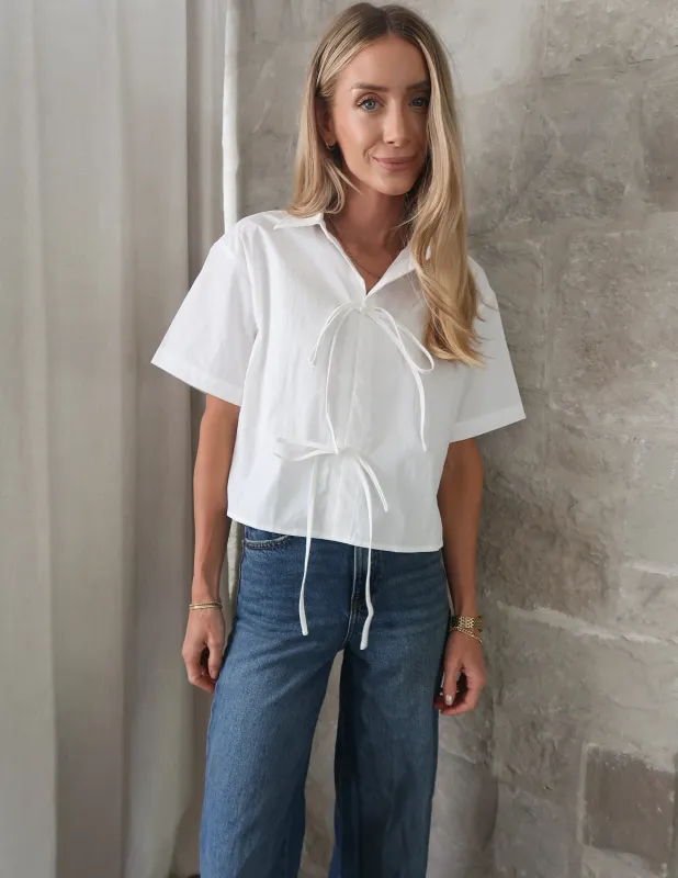 Everyday Ease Poplin Top sold by Shop Stevie