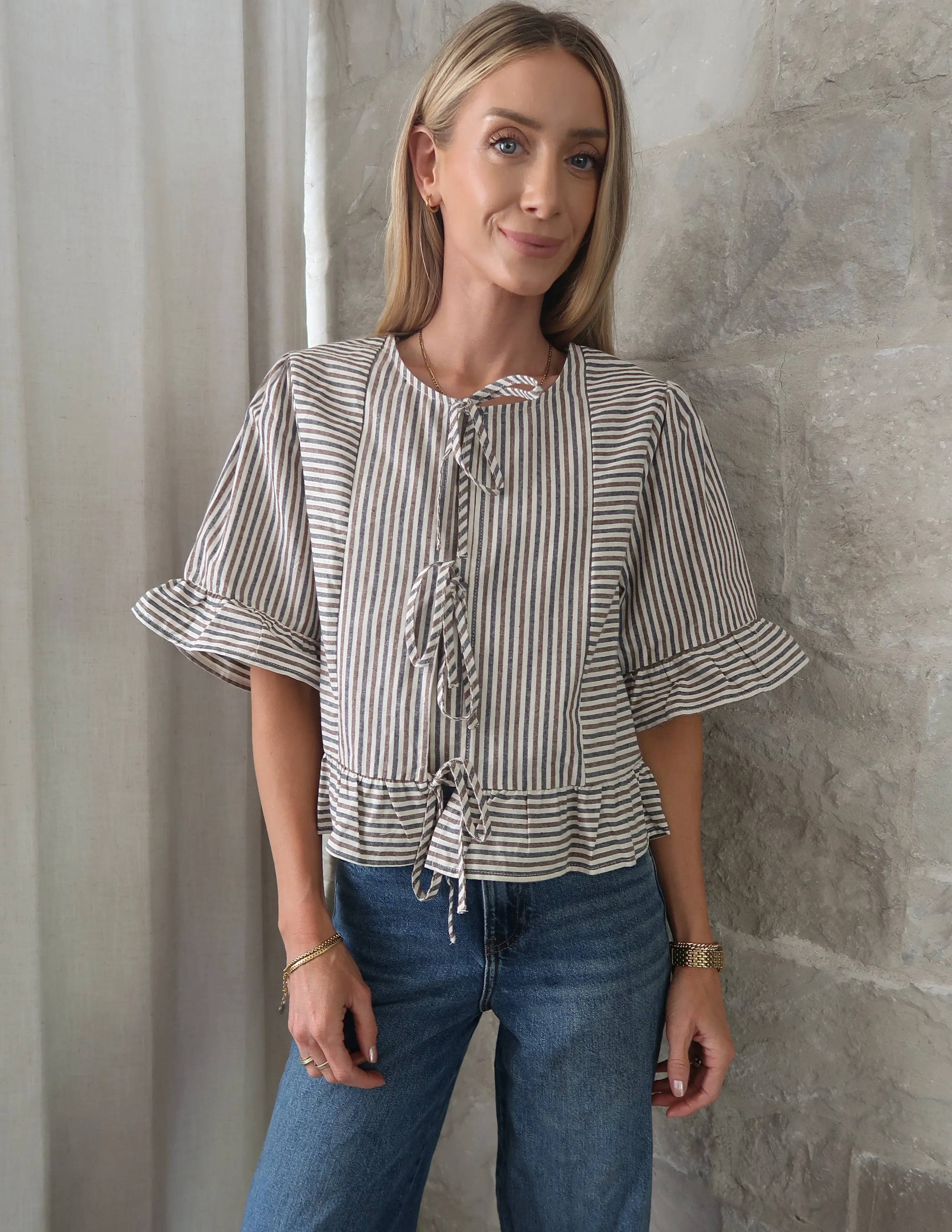 Sweet Striped Top sold by Shop Stevie product image thumbnail 5