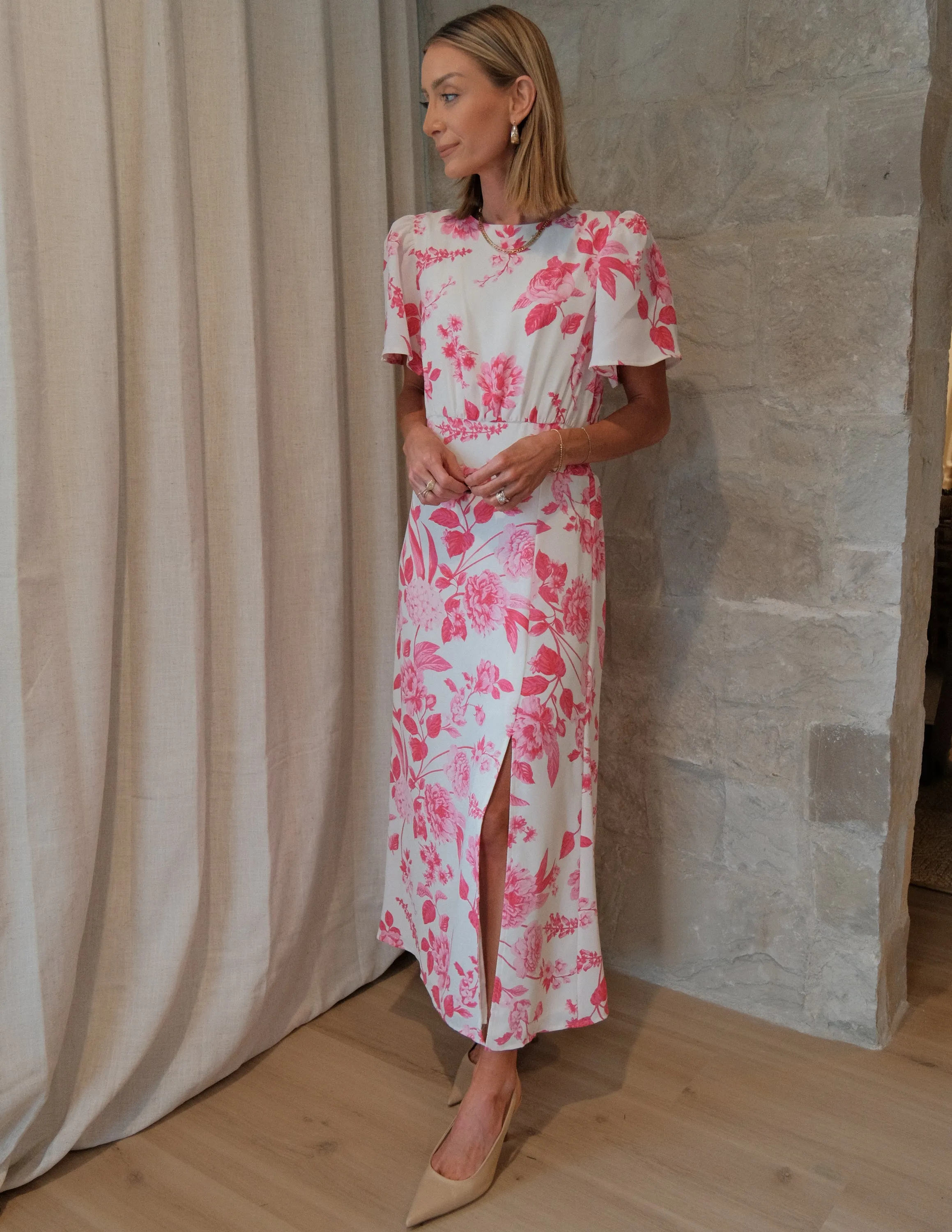 Clarice Bloom Midi Dress sold by Shop Stevie product image thumbnail 5