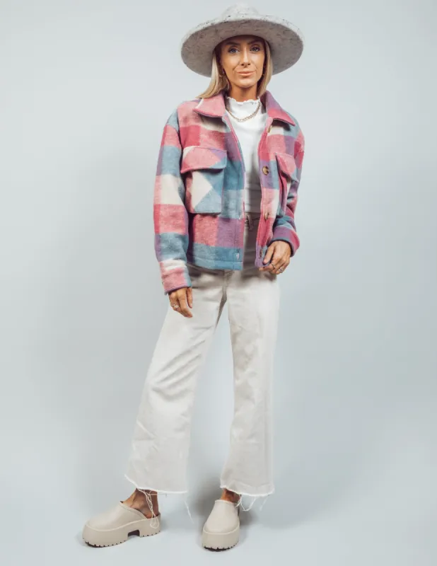 Celestia Plaid Cropped Jacket sold by Shop Stevie