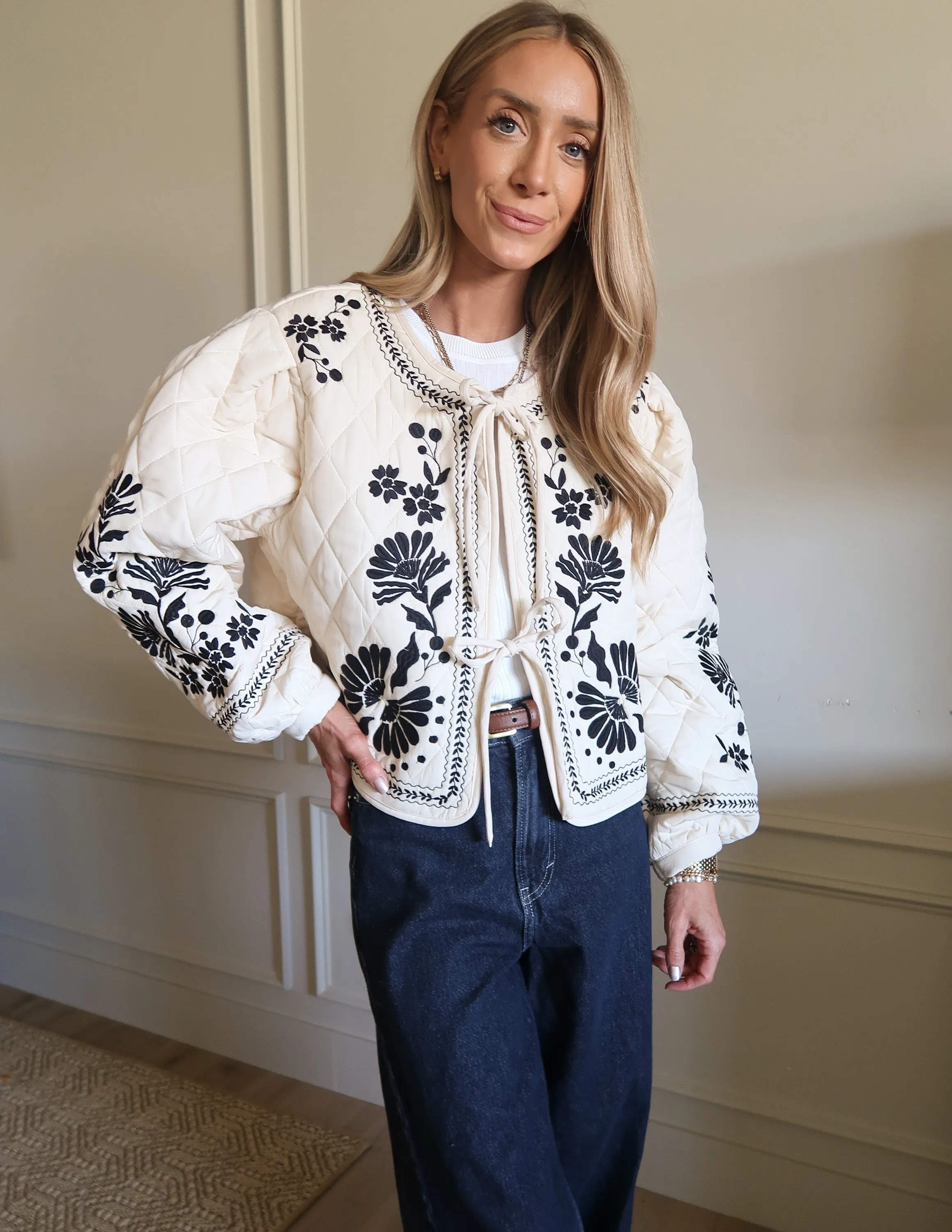 Imani Floral Jacket sold by Shop Stevie