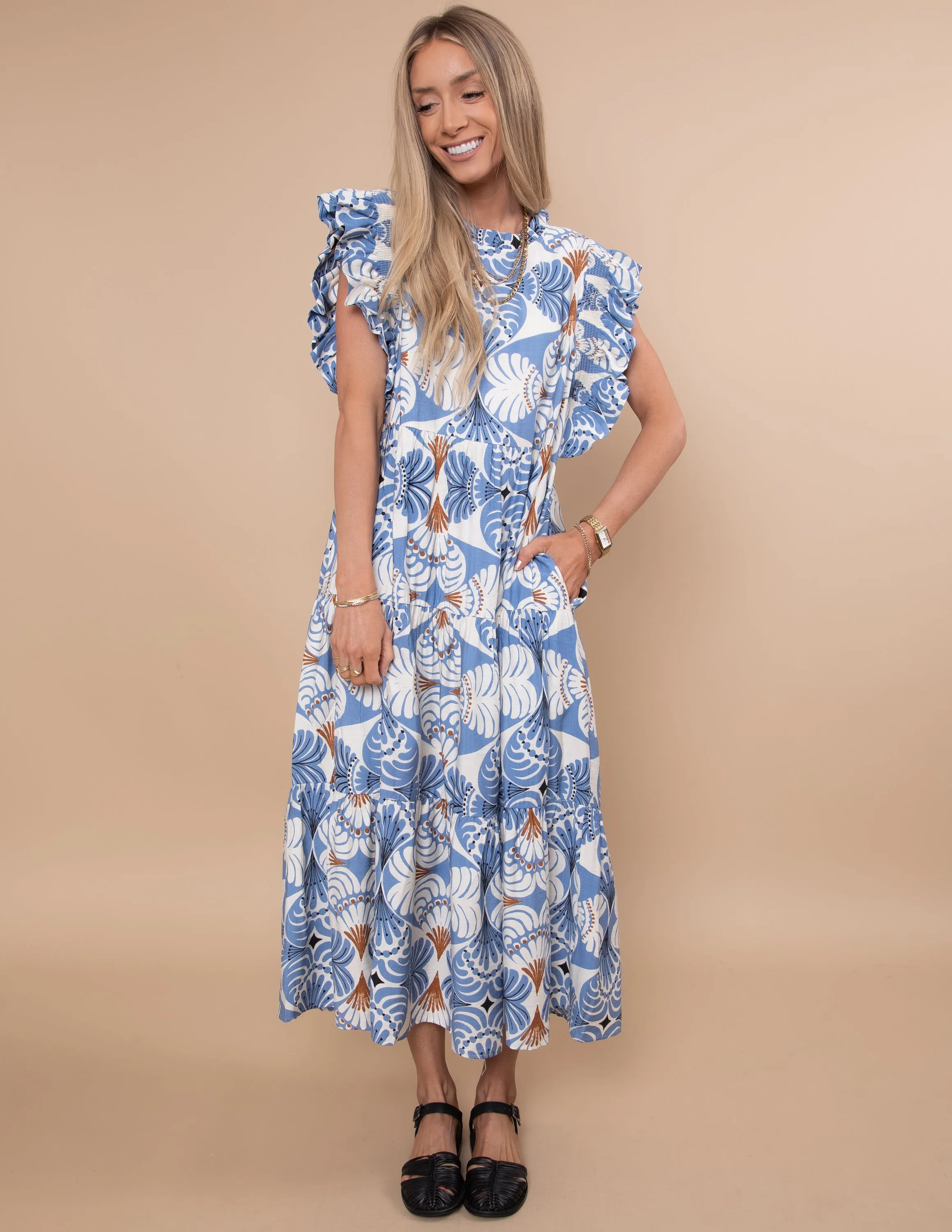 Ellie Tiered Dress sold by Shop Stevie product image thumbnail 5